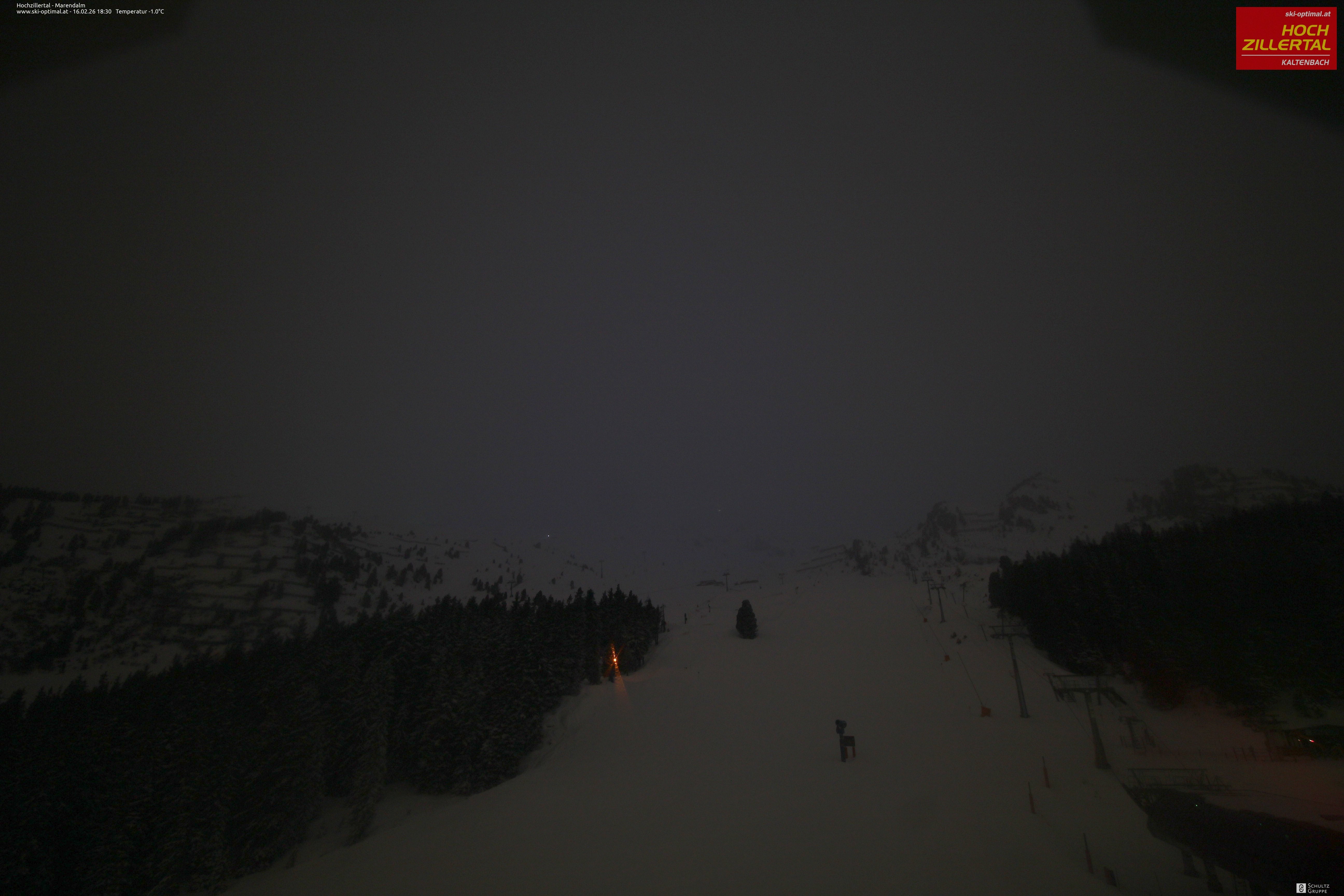 Archiv Foto Webcam Hochzillertal: Ausblick Marendalm