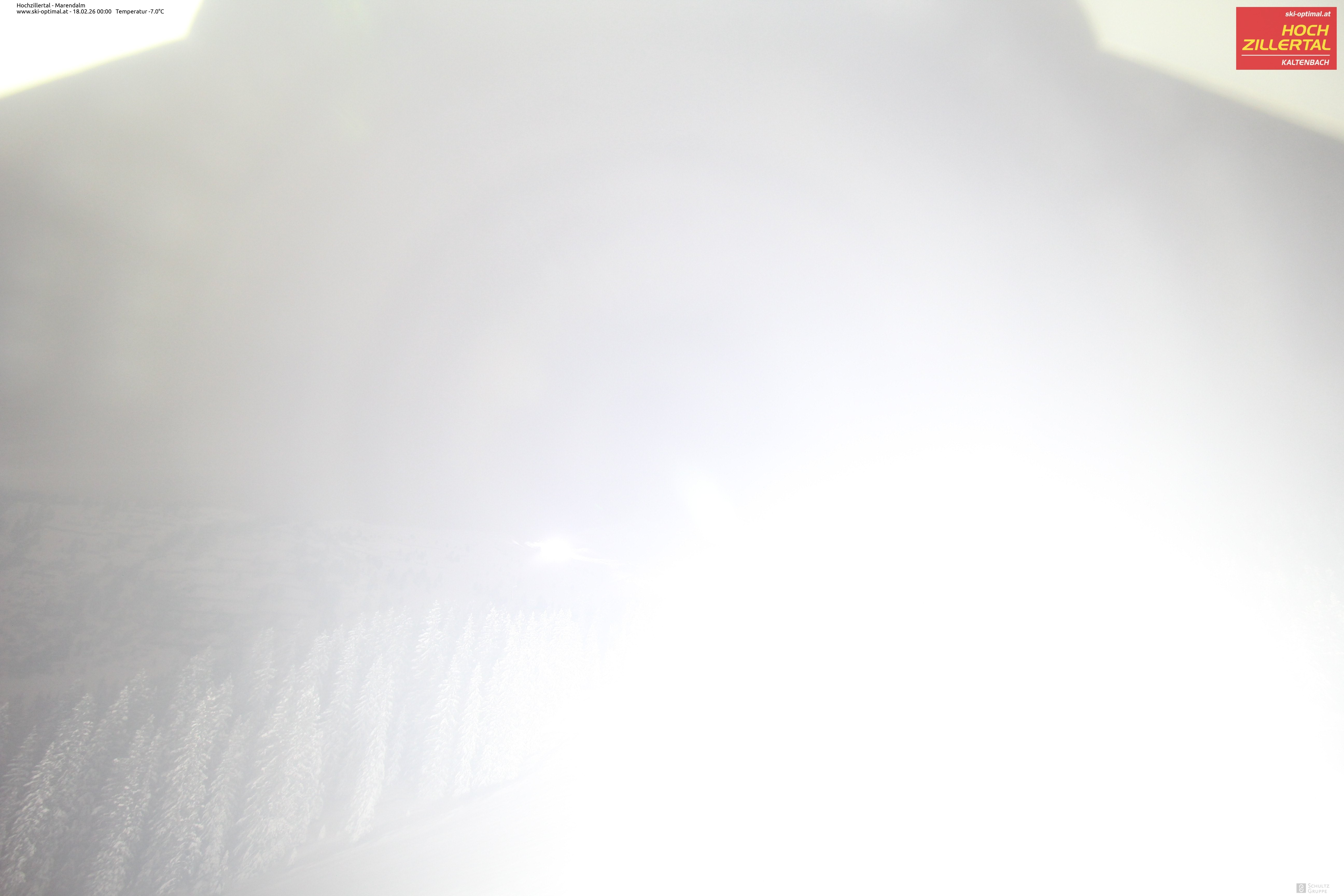 Archiv Foto Webcam Hochzillertal: Ausblick Marendalm