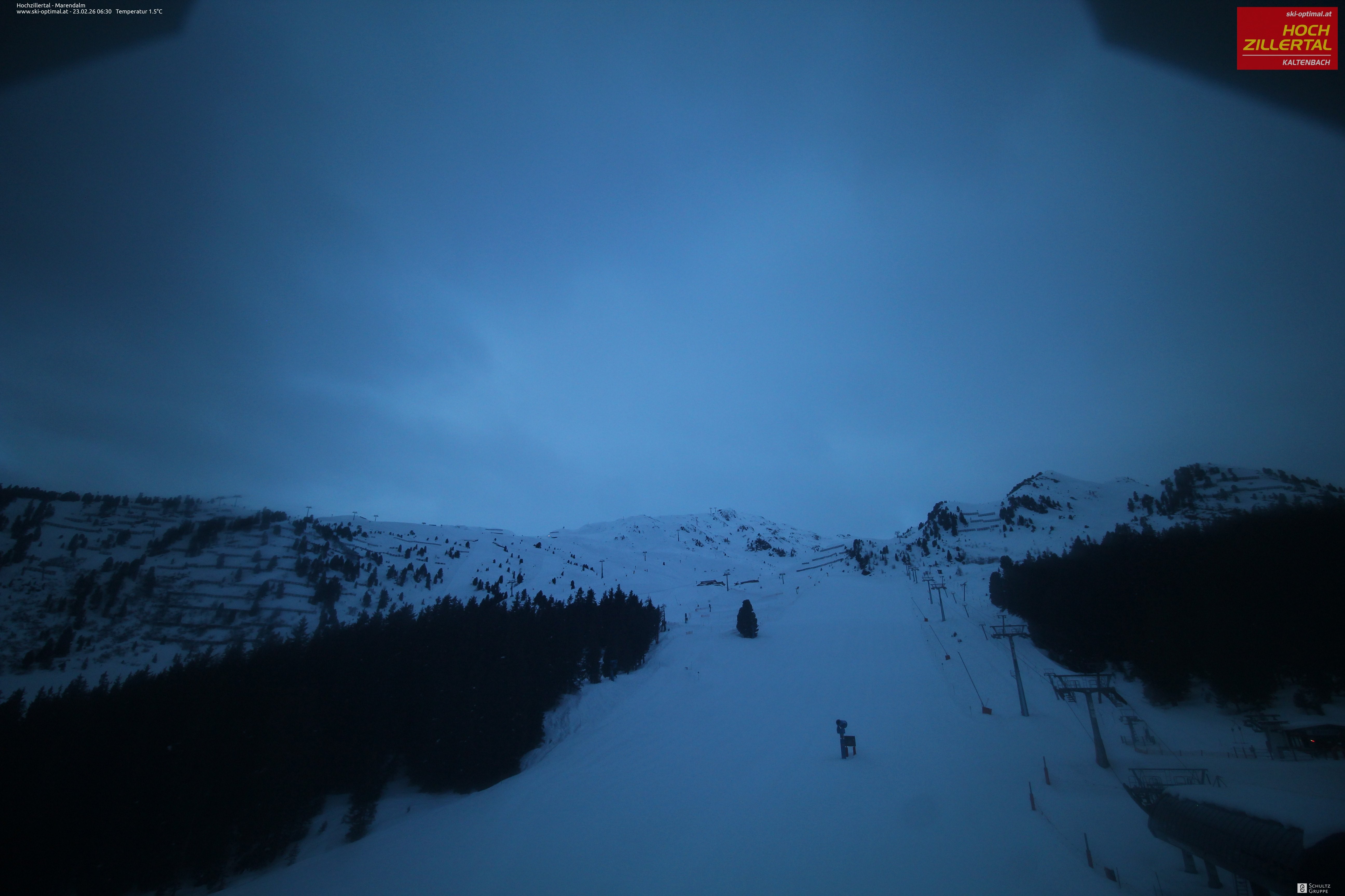 Archiv Foto Webcam Hochzillertal: Ausblick Marendalm