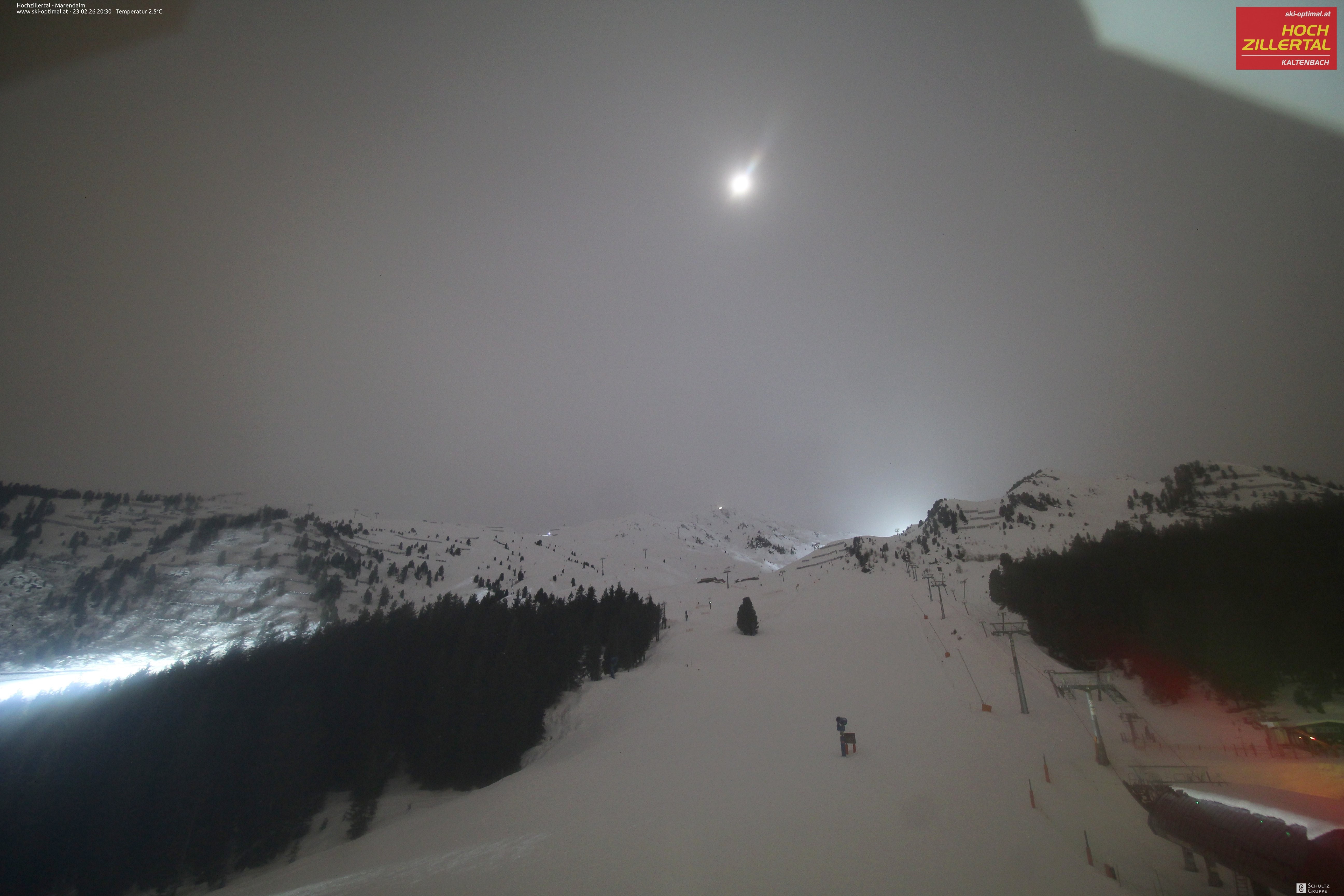 Archiv Foto Webcam Hochzillertal: Ausblick Marendalm