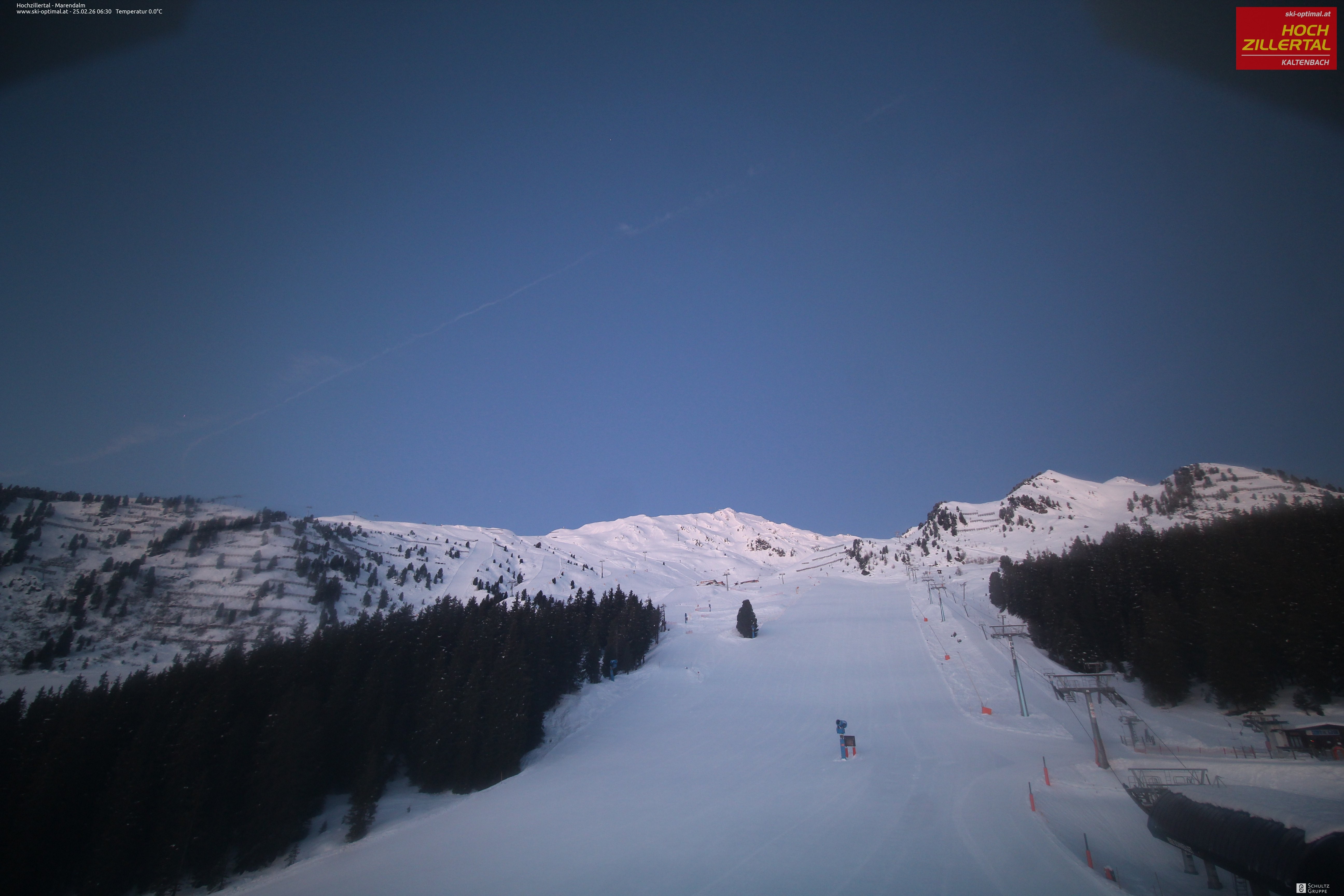 Archiv Foto Webcam Hochzillertal: Ausblick Marendalm