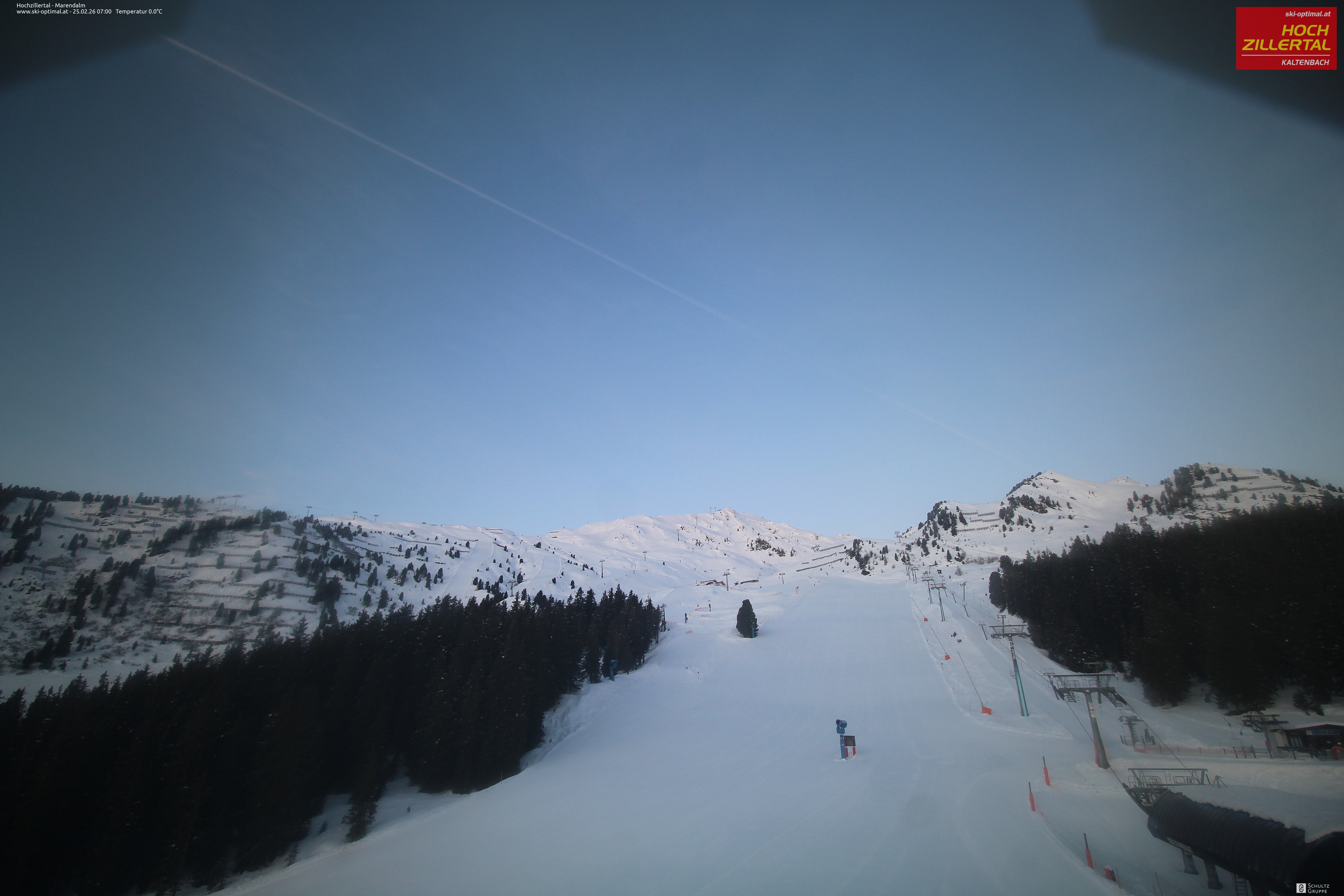 Archiv Foto Webcam Hochzillertal: Ausblick Marendalm