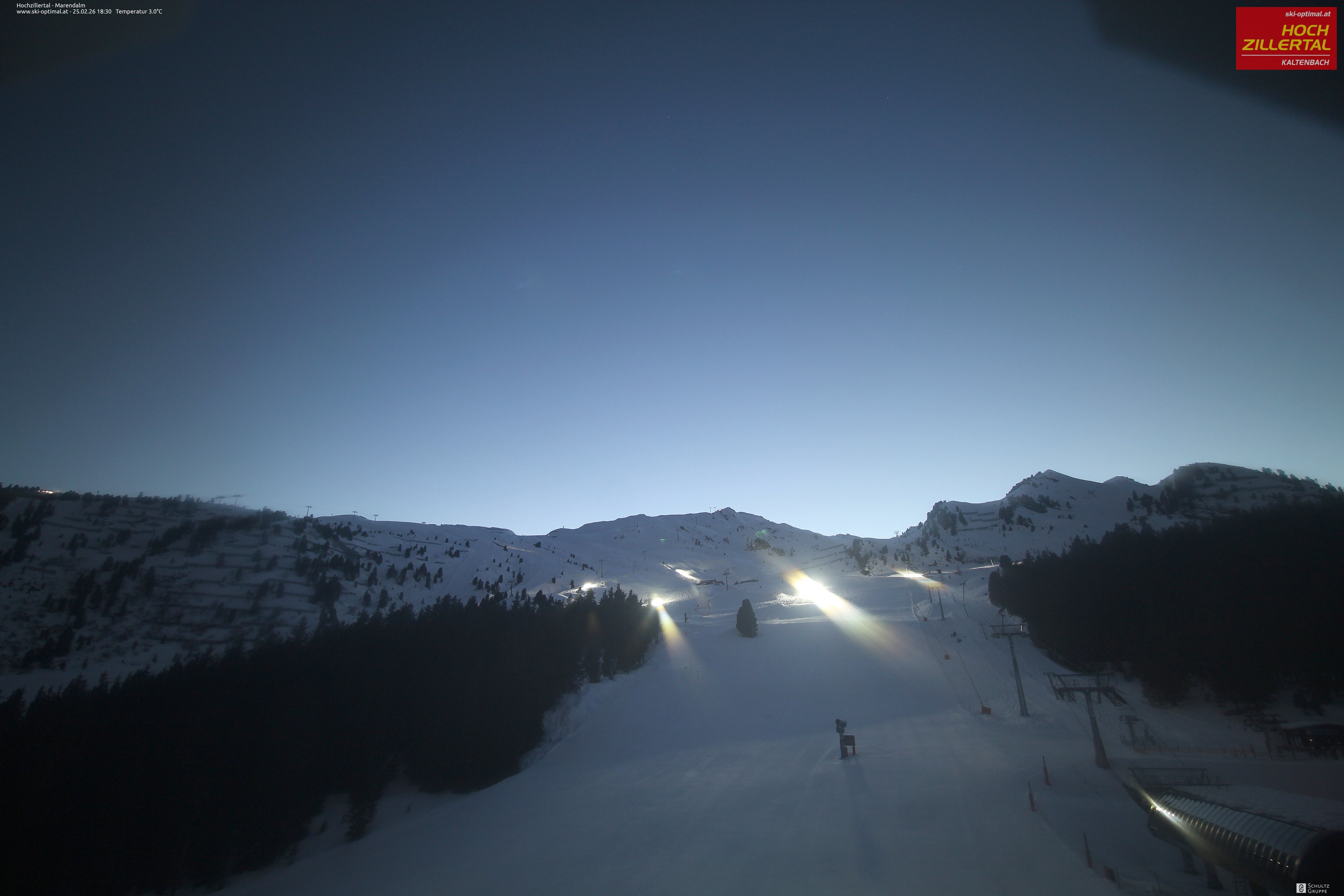 Archiv Foto Webcam Hochzillertal: Ausblick Marendalm