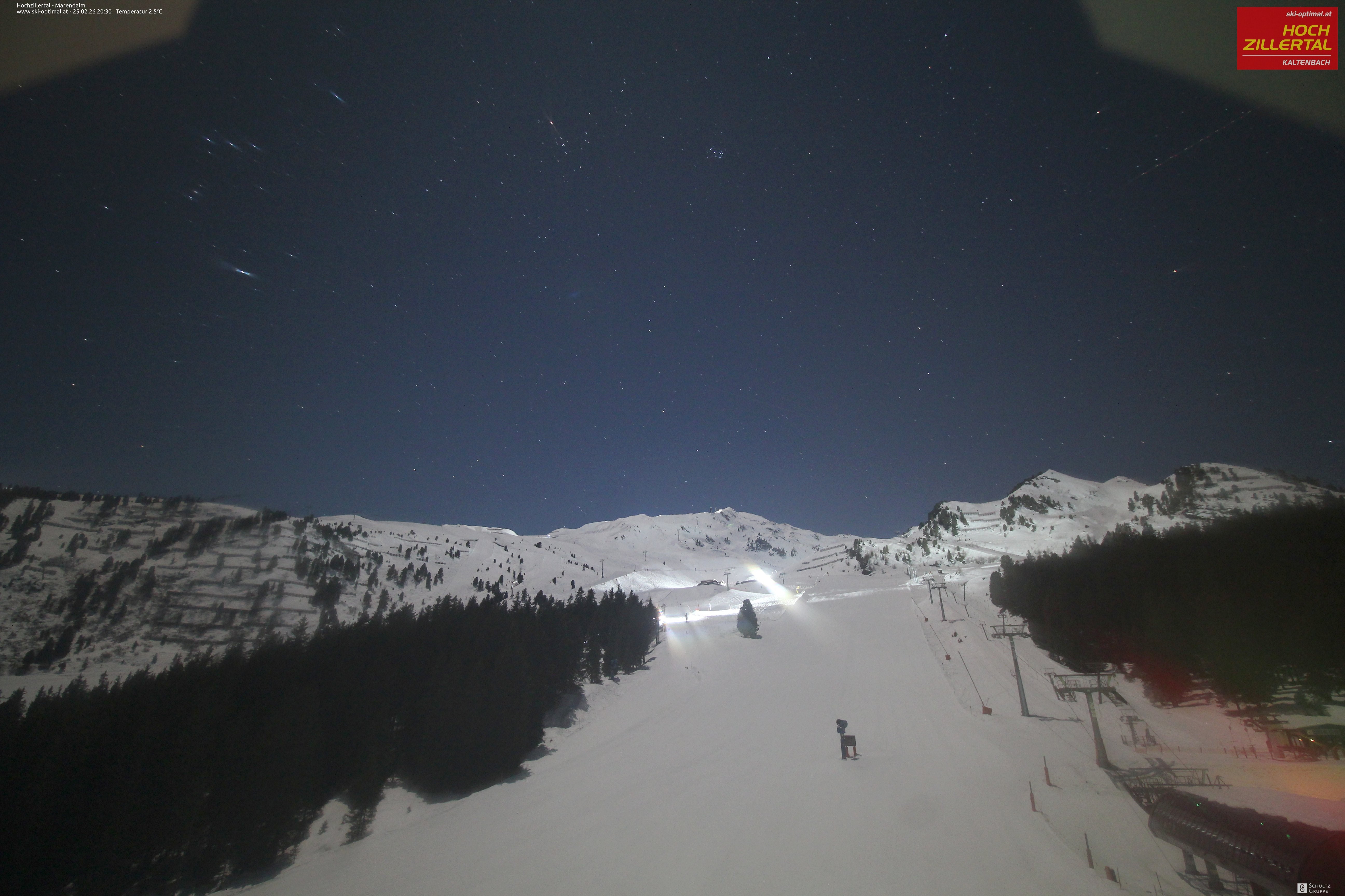 Archiv Foto Webcam Hochzillertal: Ausblick Marendalm