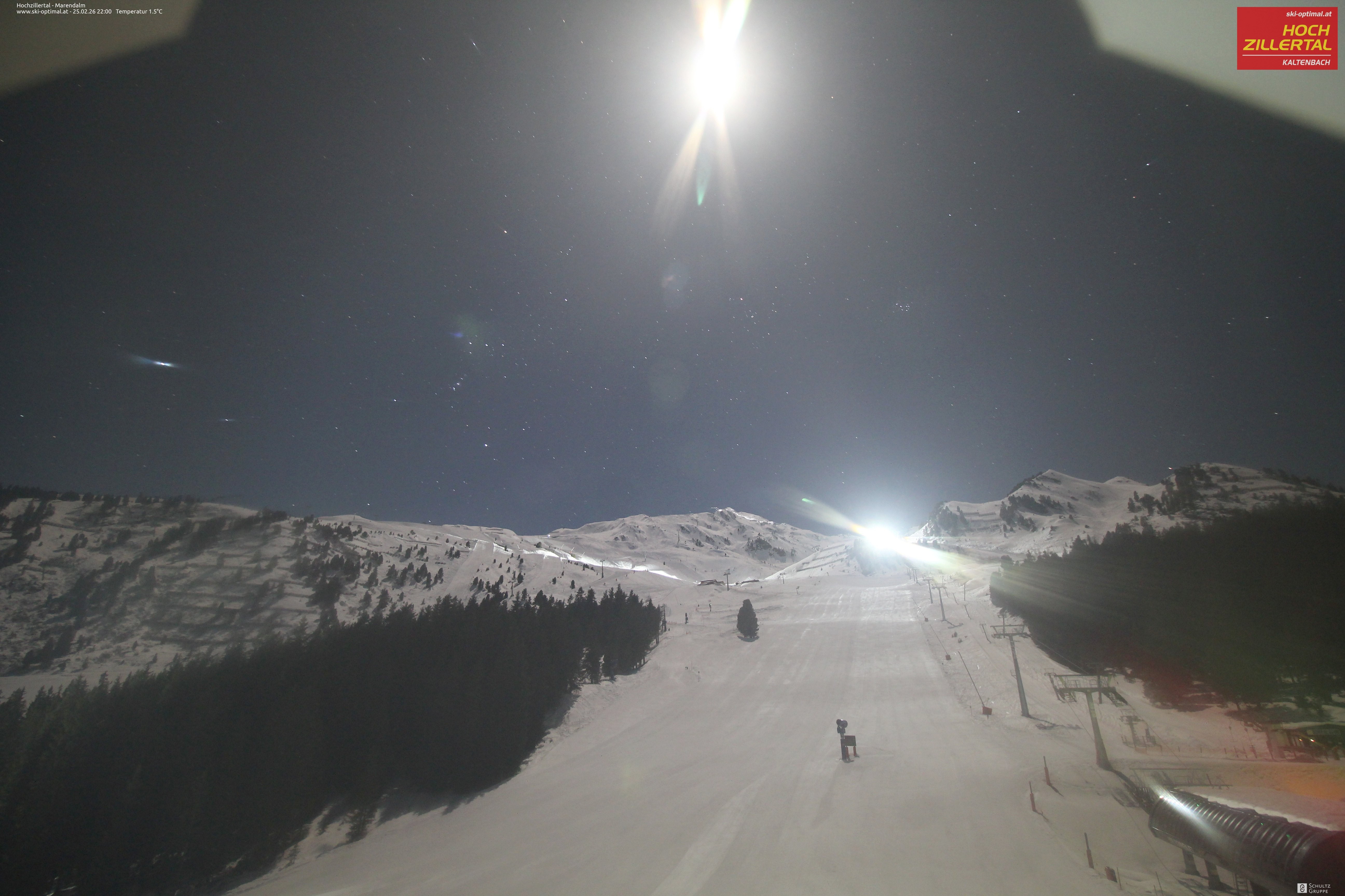Archiv Foto Webcam Hochzillertal: Ausblick Marendalm