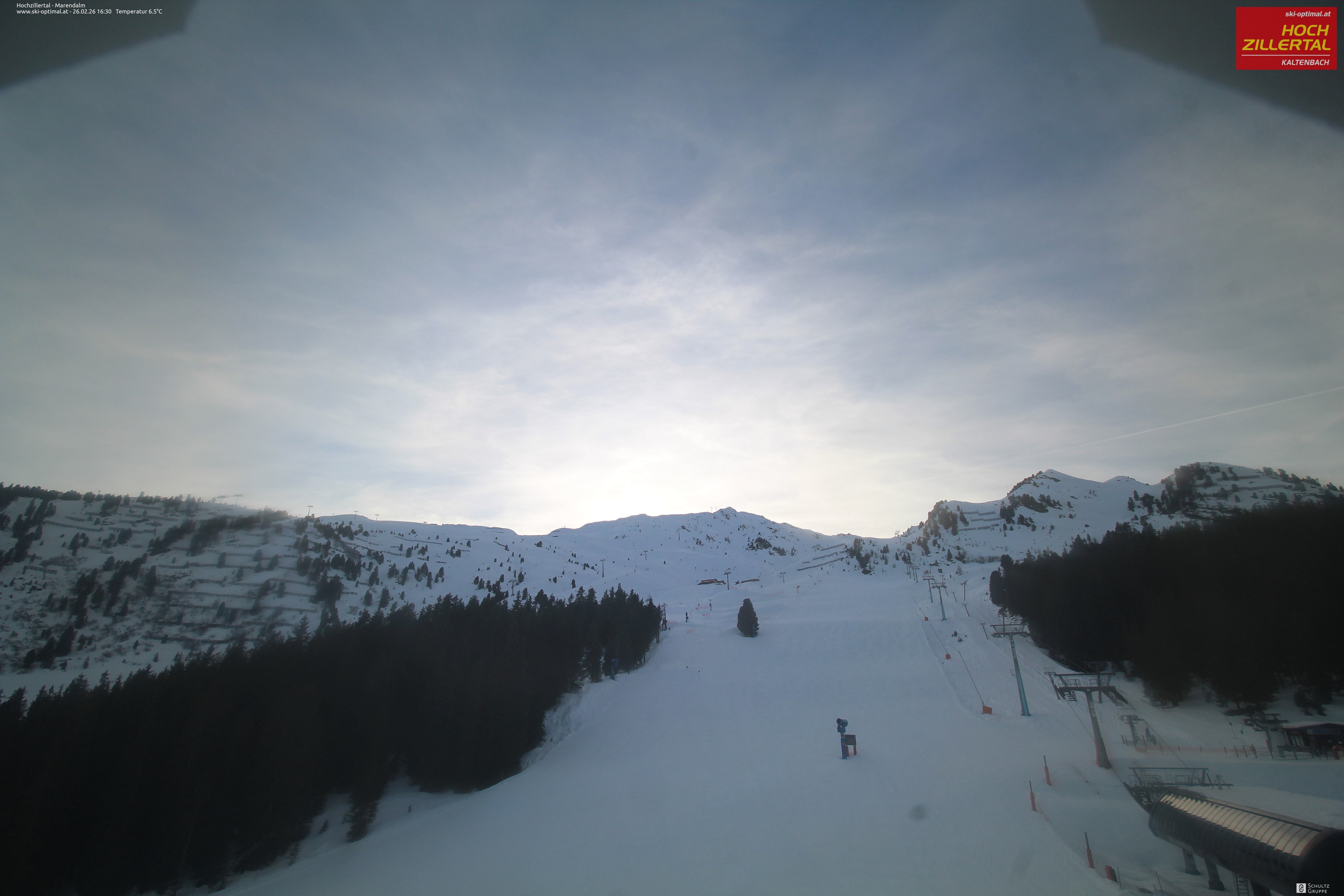 Archived image Webcam Hochzillertal - View from Marendalm