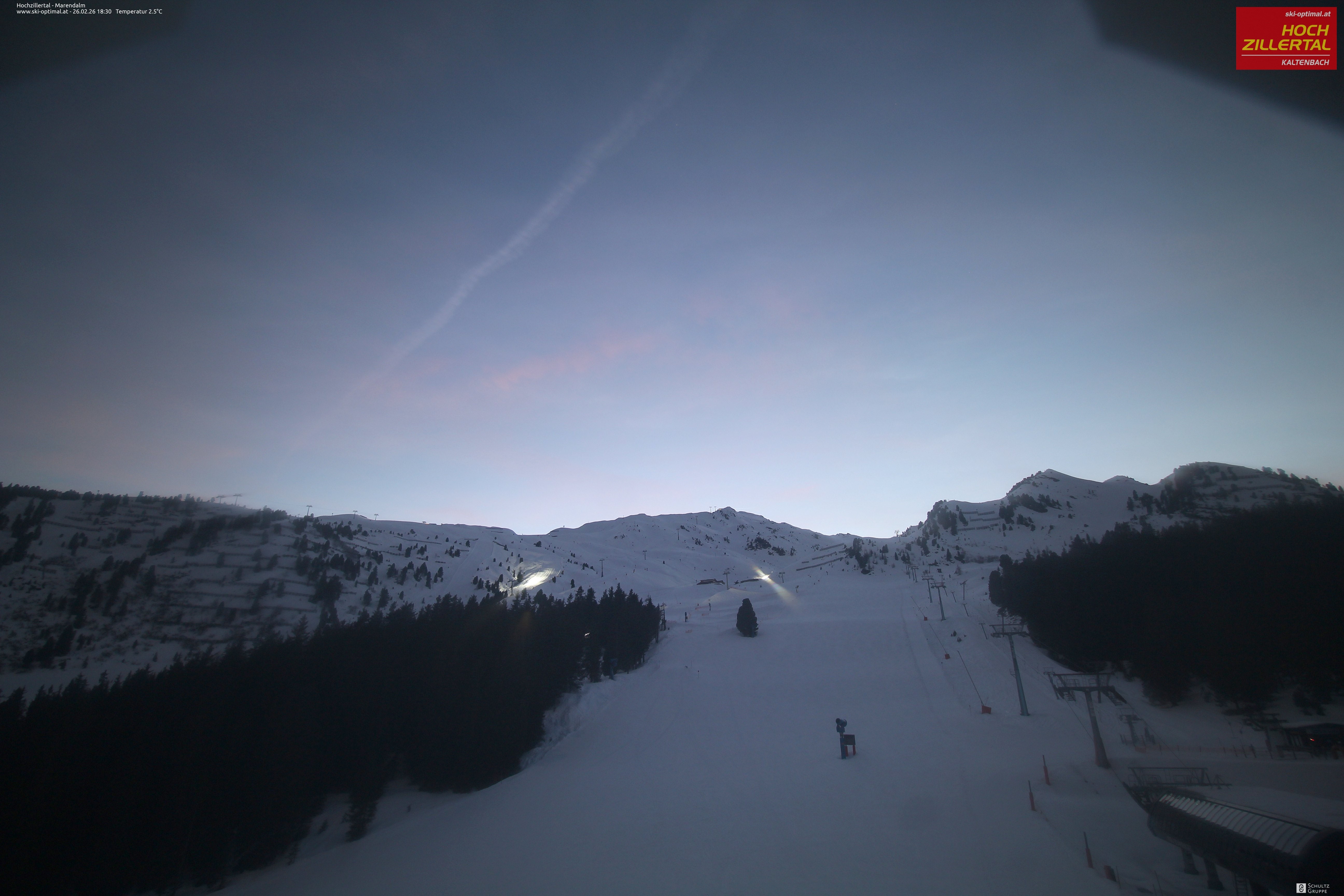 Archived image Webcam Hochzillertal - View from Marendalm