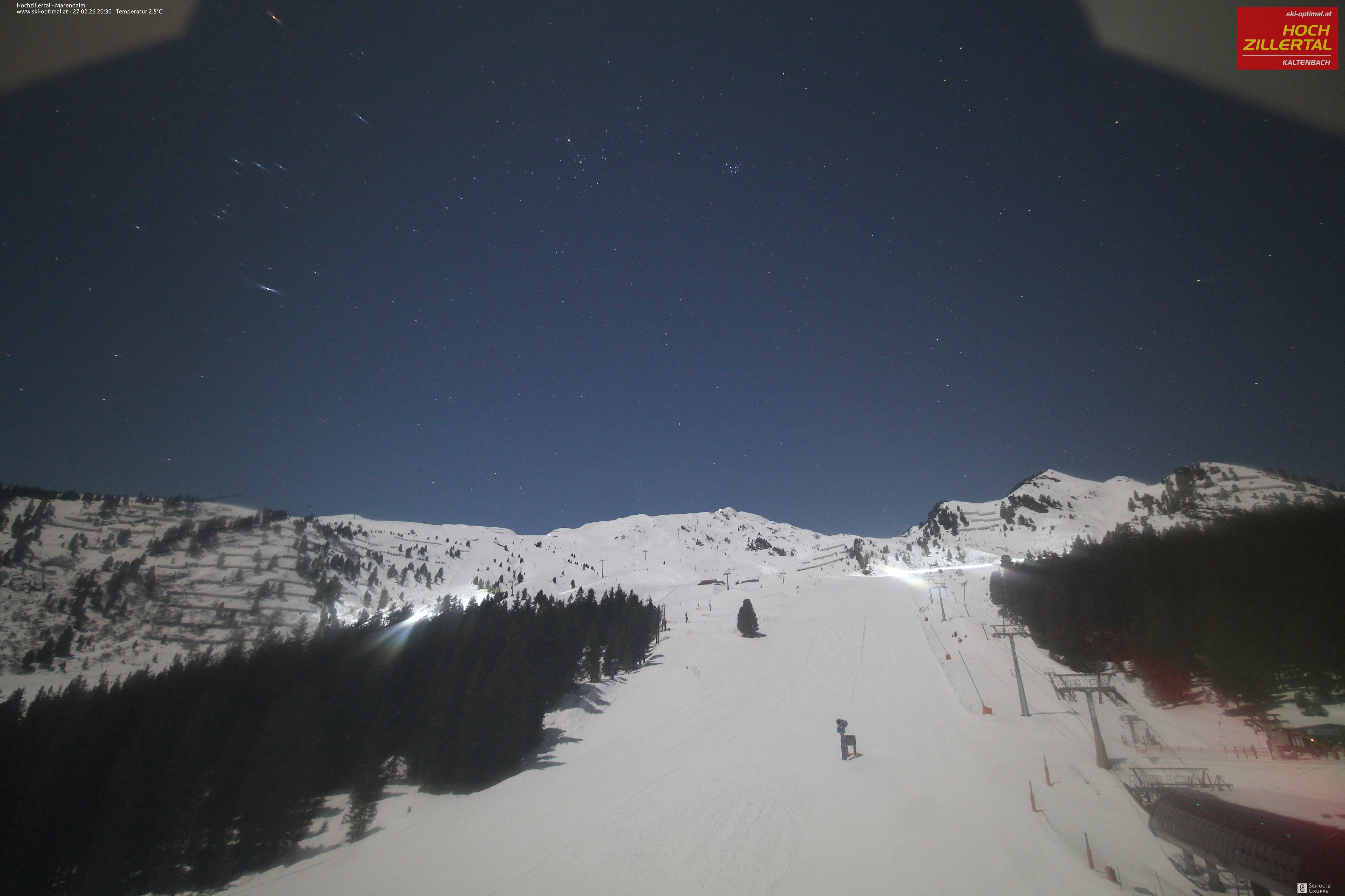 Archiv Foto Webcam Hochzillertal: Ausblick Marendalm