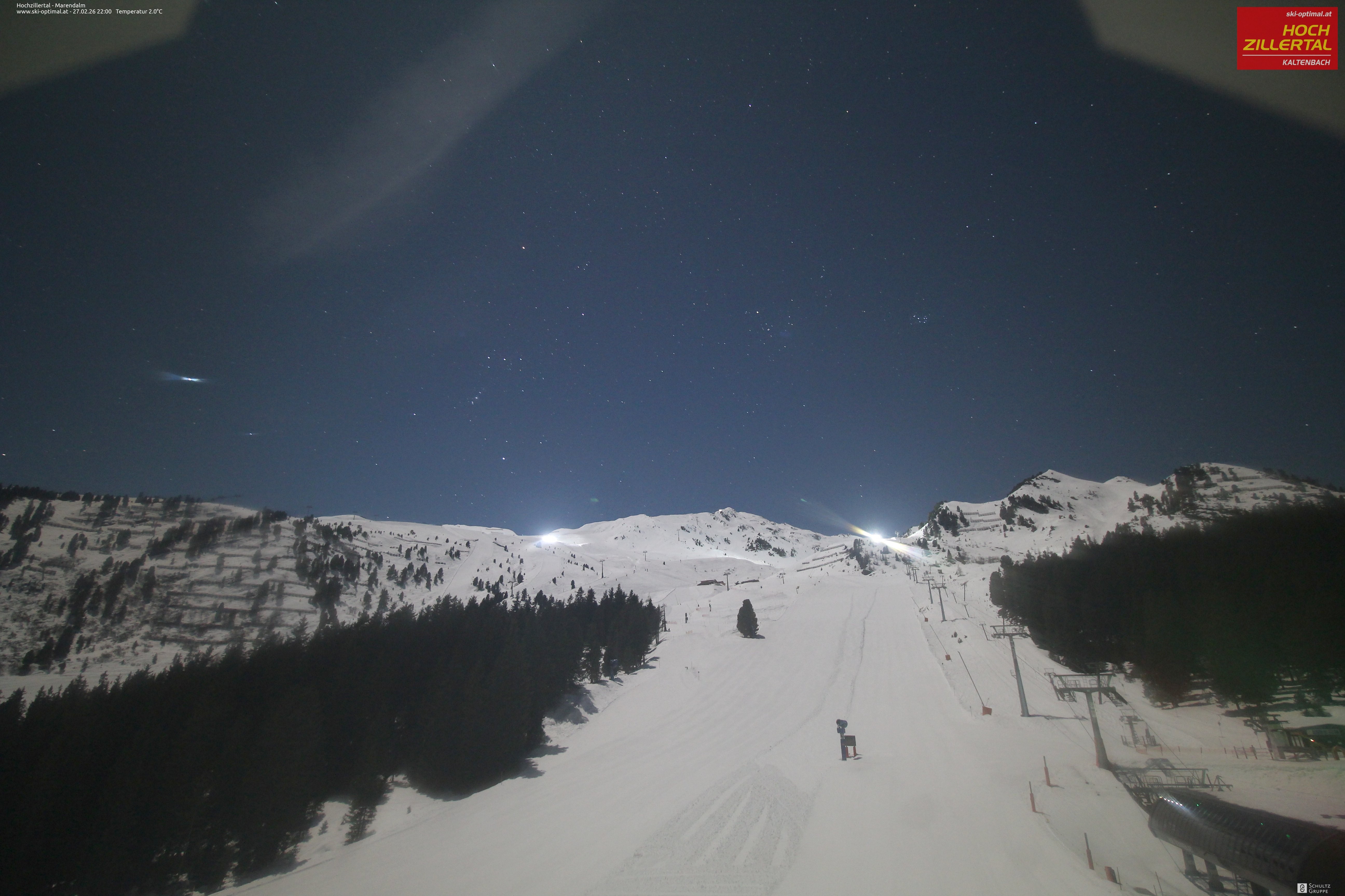 Archiv Foto Webcam Hochzillertal: Ausblick Marendalm