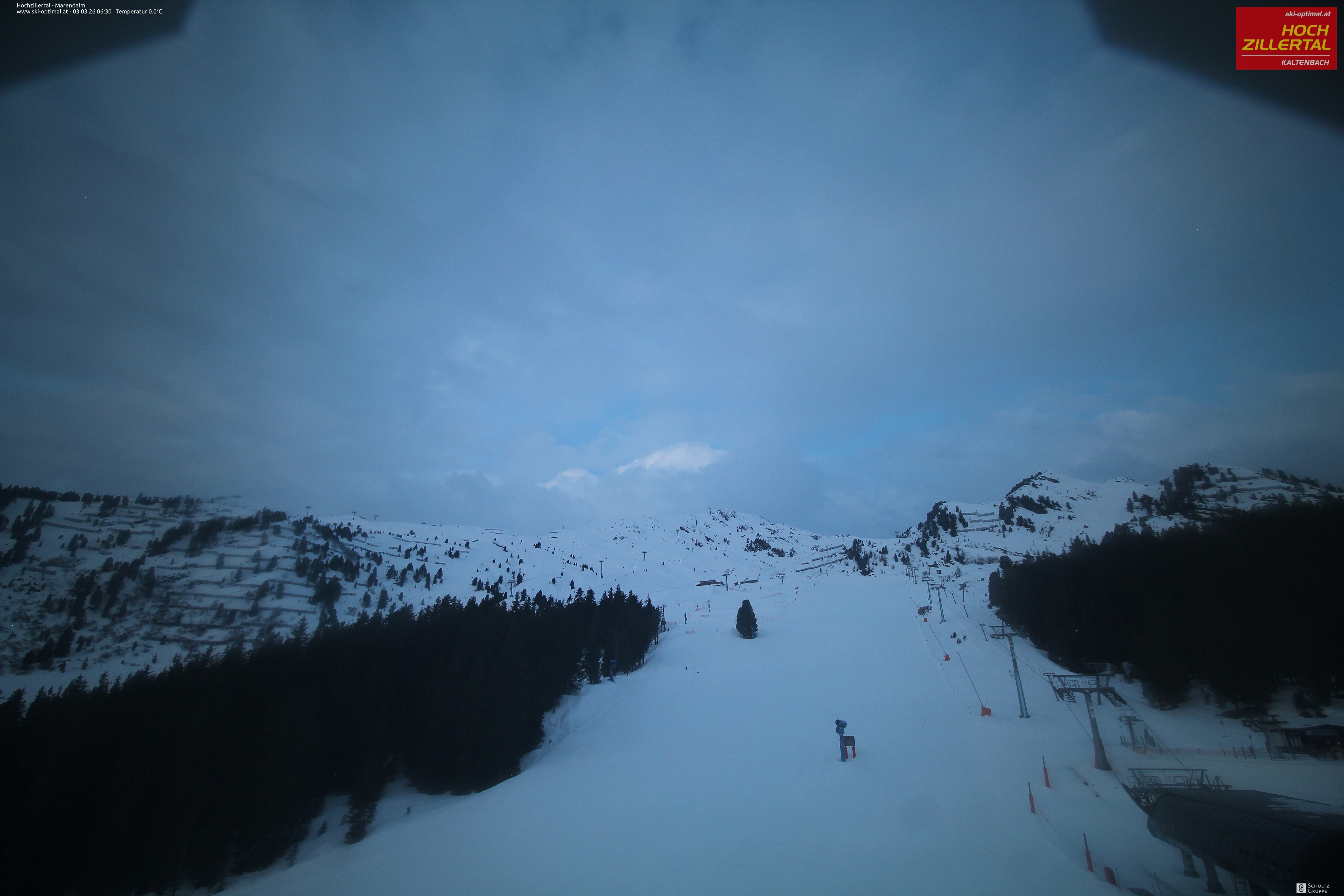 Archiv Foto Webcam Hochzillertal: Ausblick Marendalm