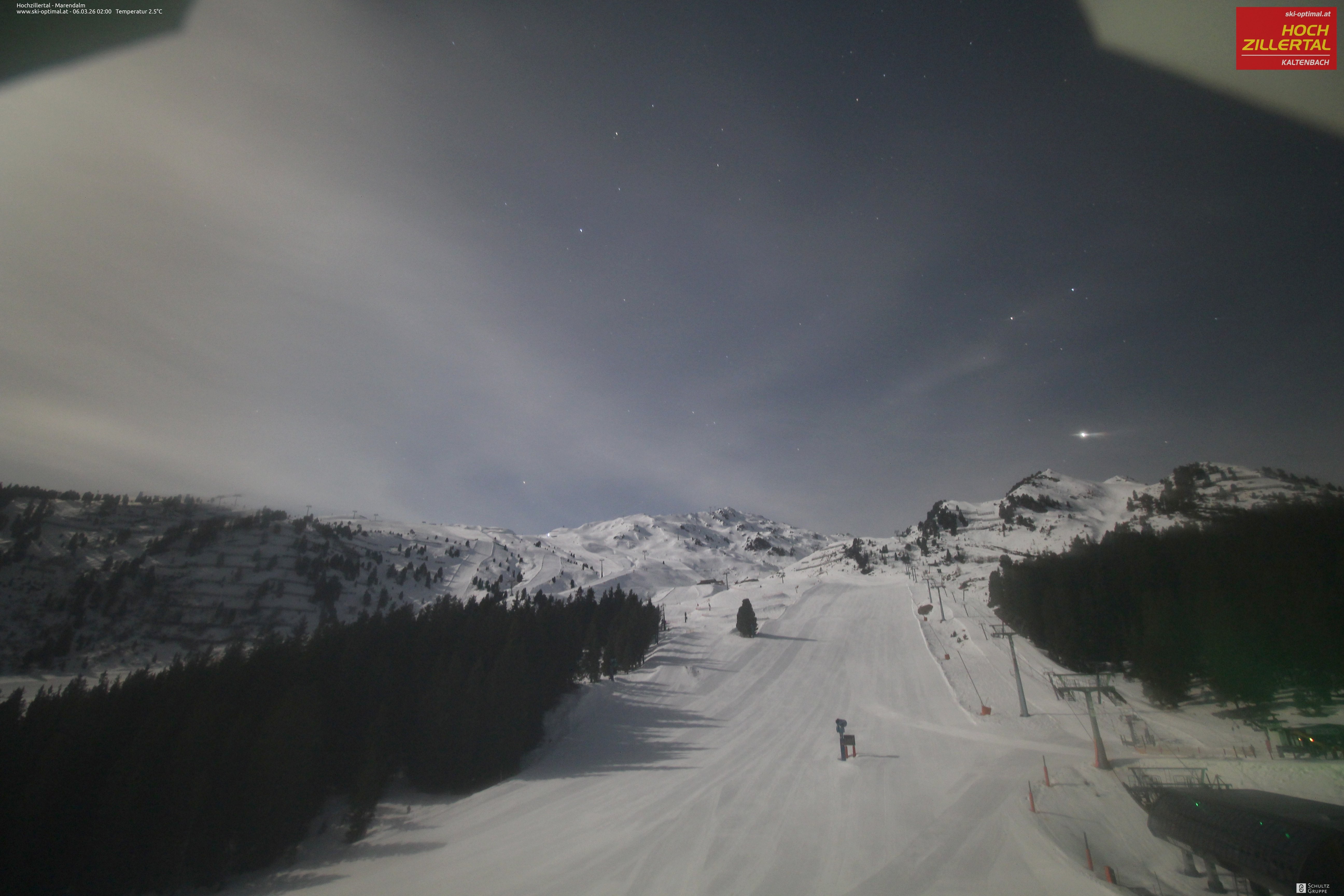Archiv Foto Webcam Hochzillertal: Ausblick Marendalm