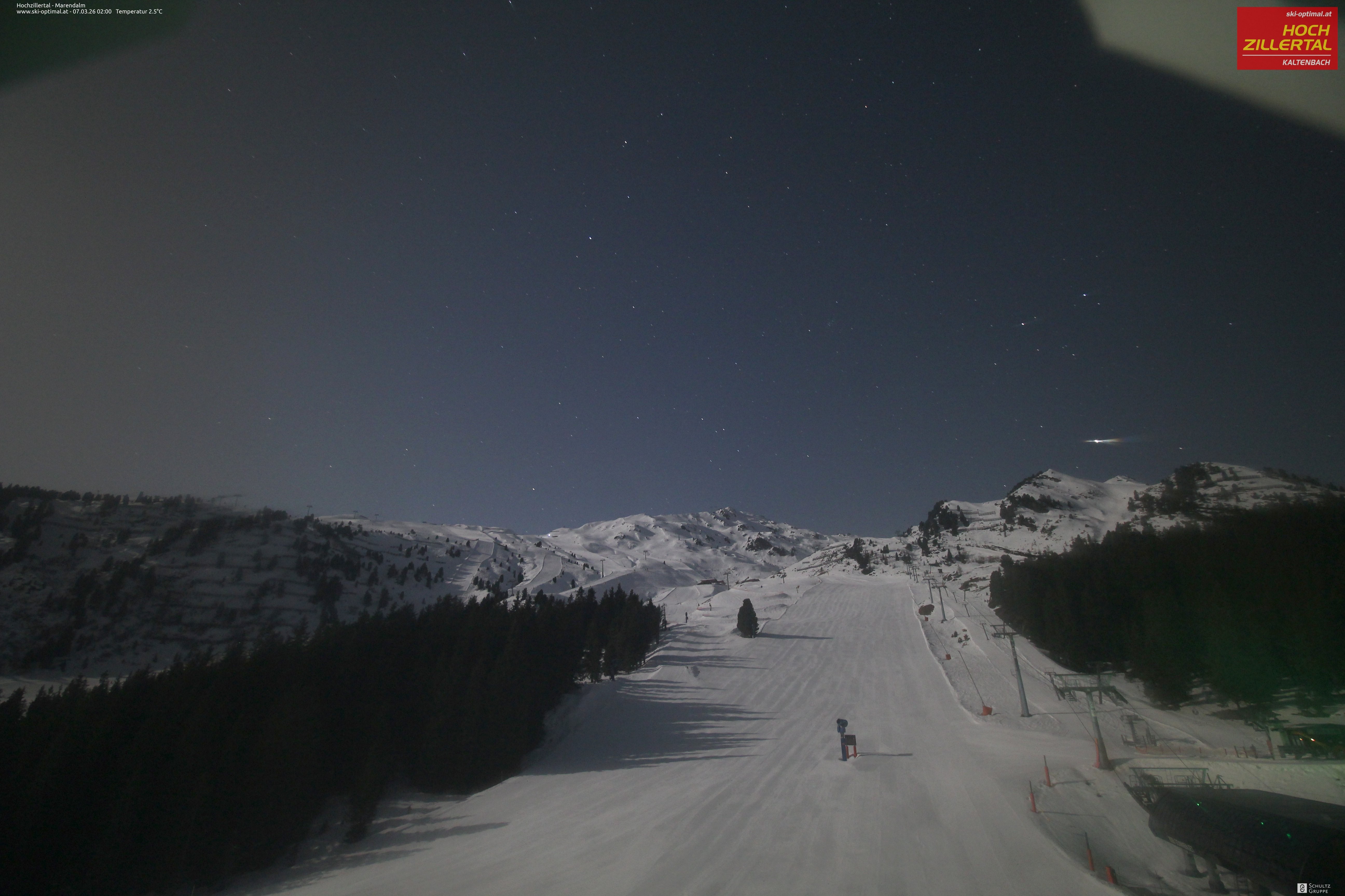 Archiv Foto Webcam Hochzillertal: Ausblick Marendalm