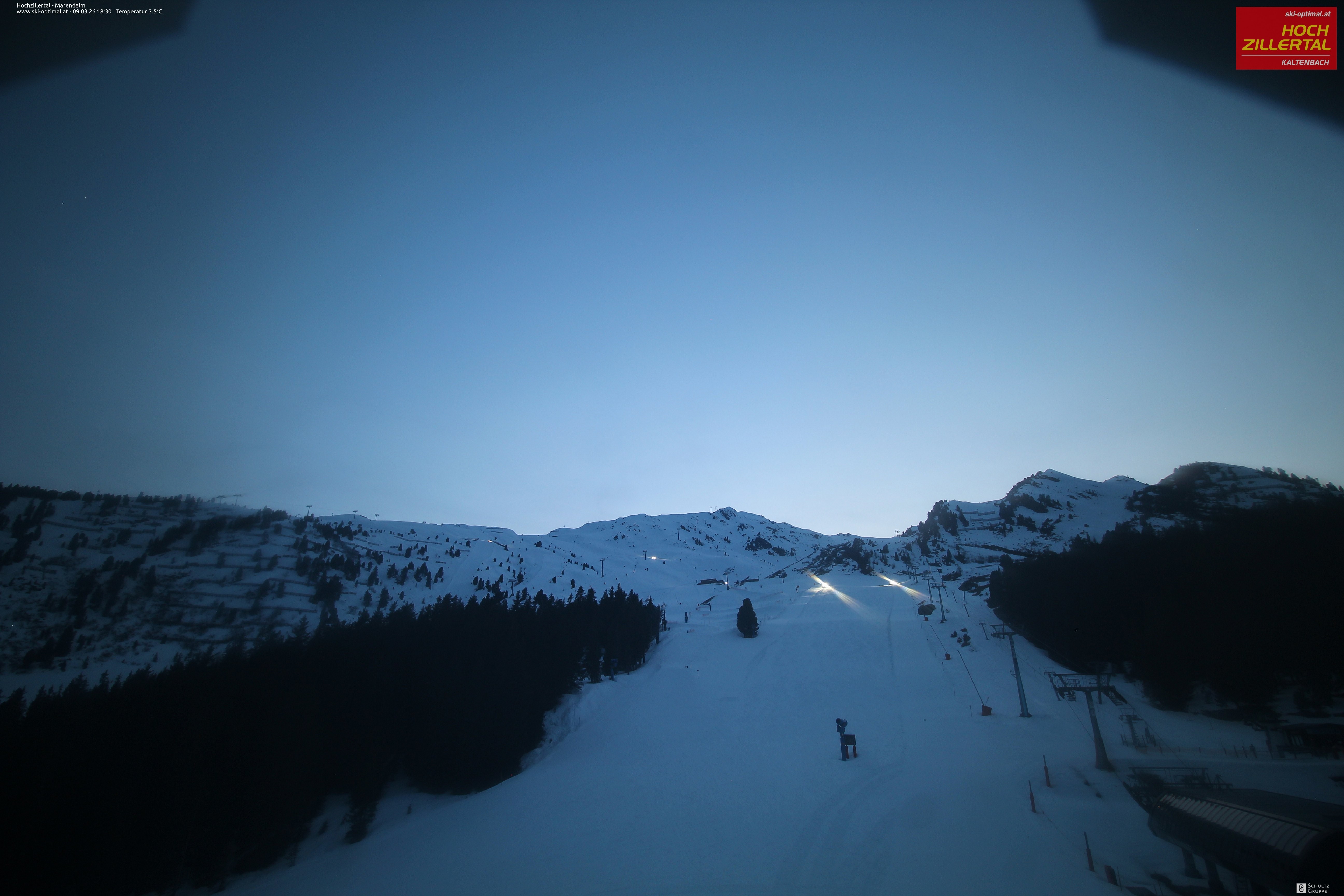 Archived image Webcam Hochzillertal - View from Marendalm