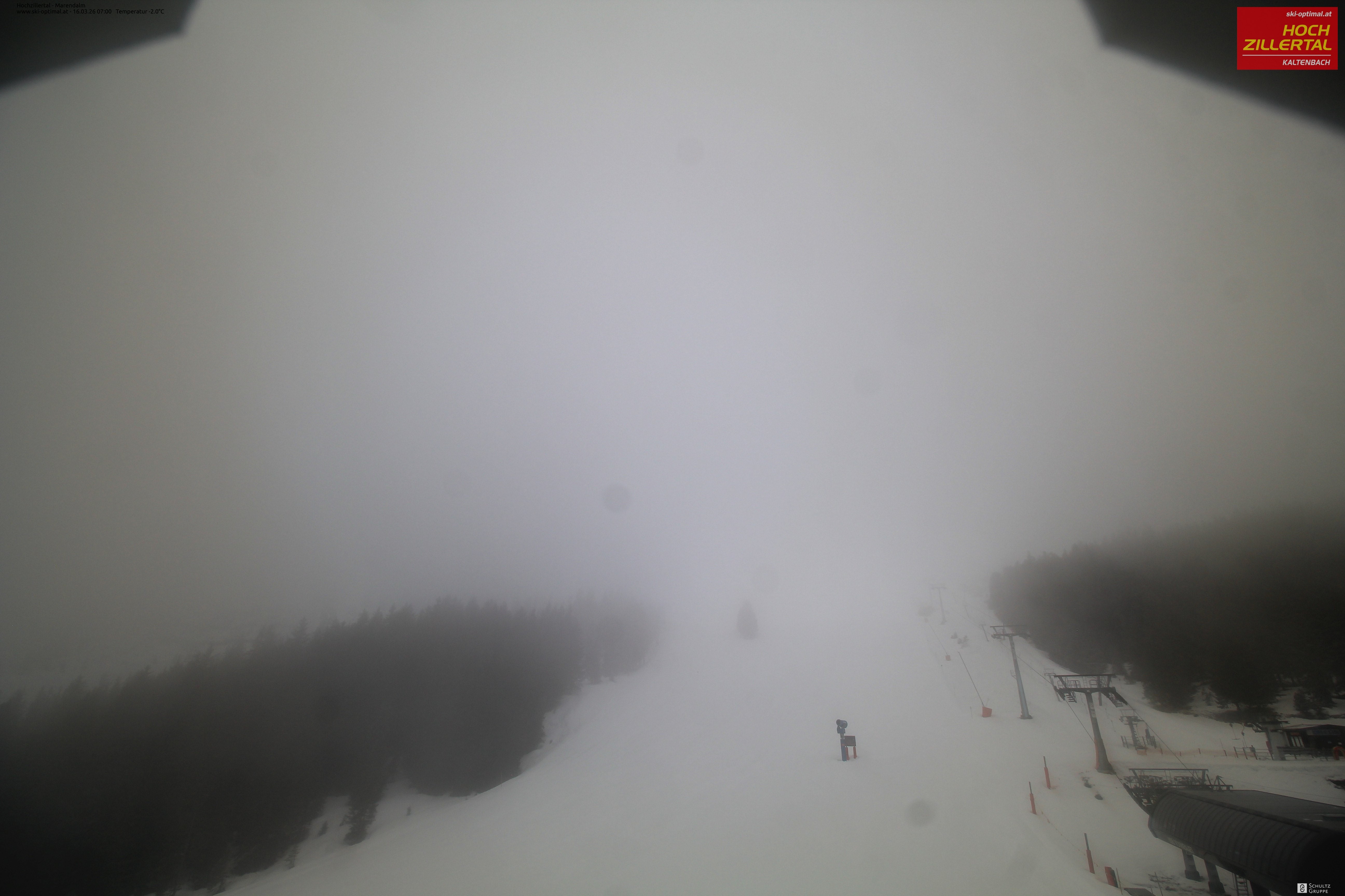 Archiv Foto Webcam Hochzillertal: Ausblick Marendalm