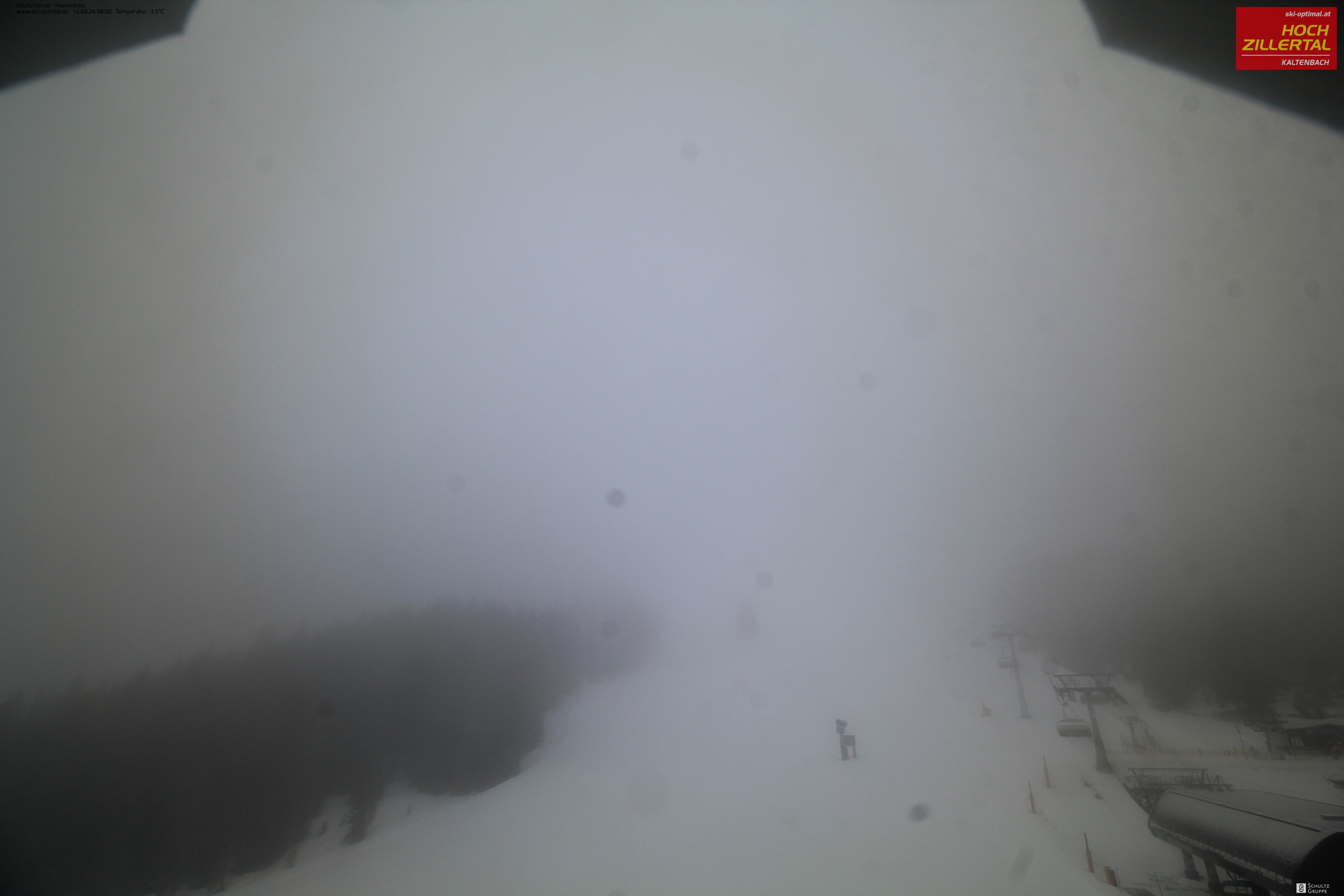 Archived image Webcam Hochzillertal - View from Marendalm