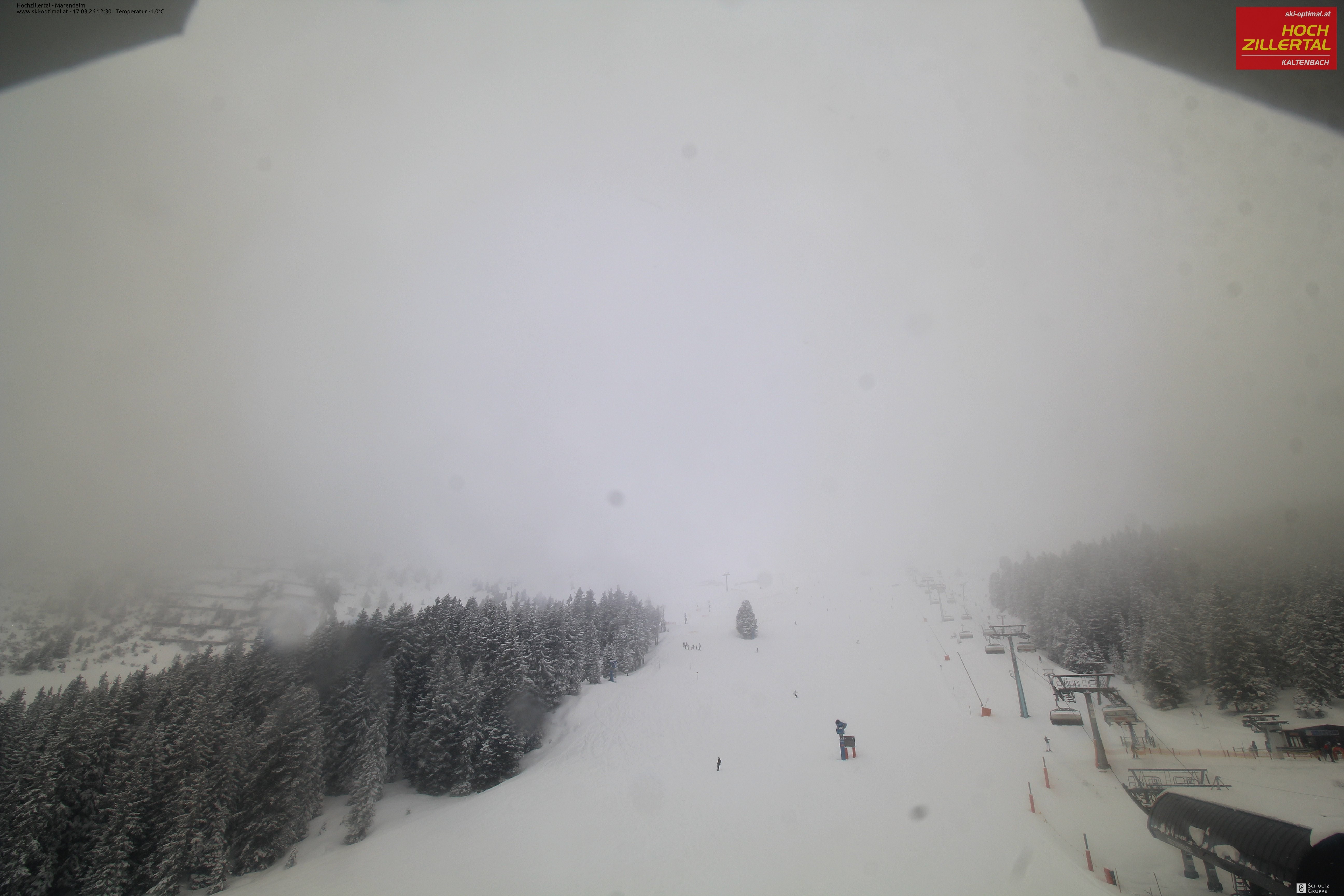 Archiv Foto Webcam Hochzillertal: Ausblick Marendalm