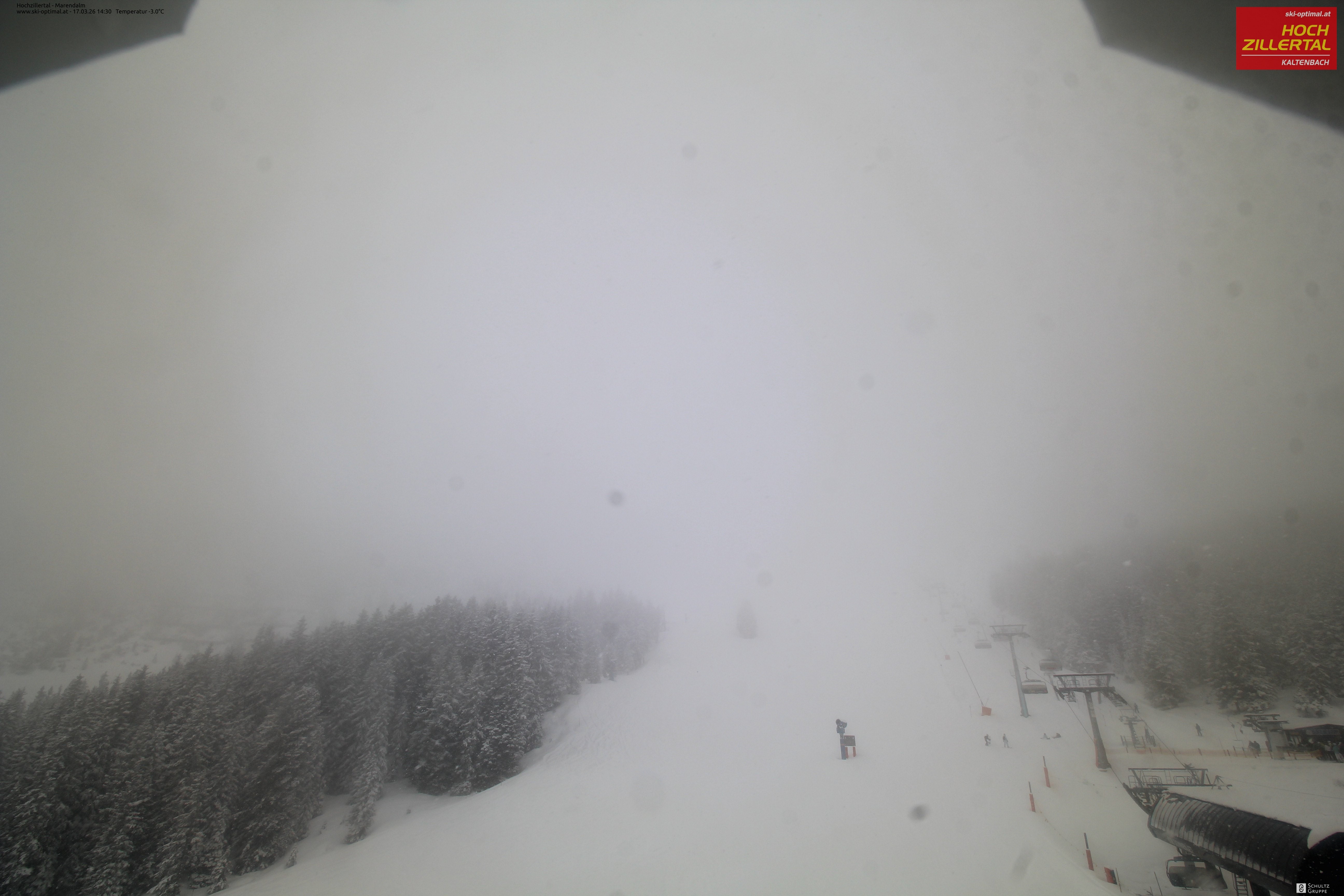 Archiv Foto Webcam Hochzillertal: Ausblick Marendalm