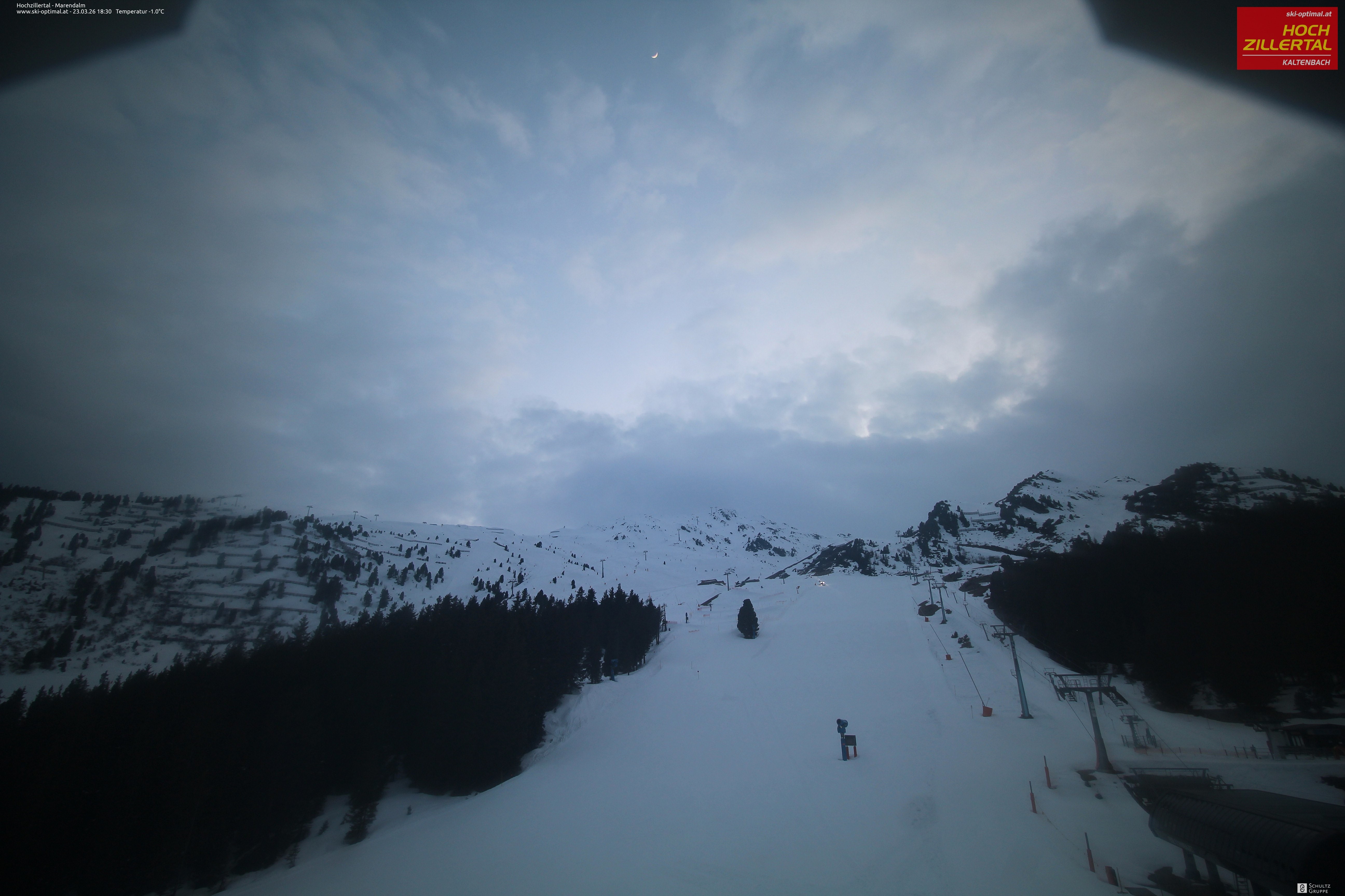 Archiv Foto Webcam Hochzillertal: Ausblick Marendalm