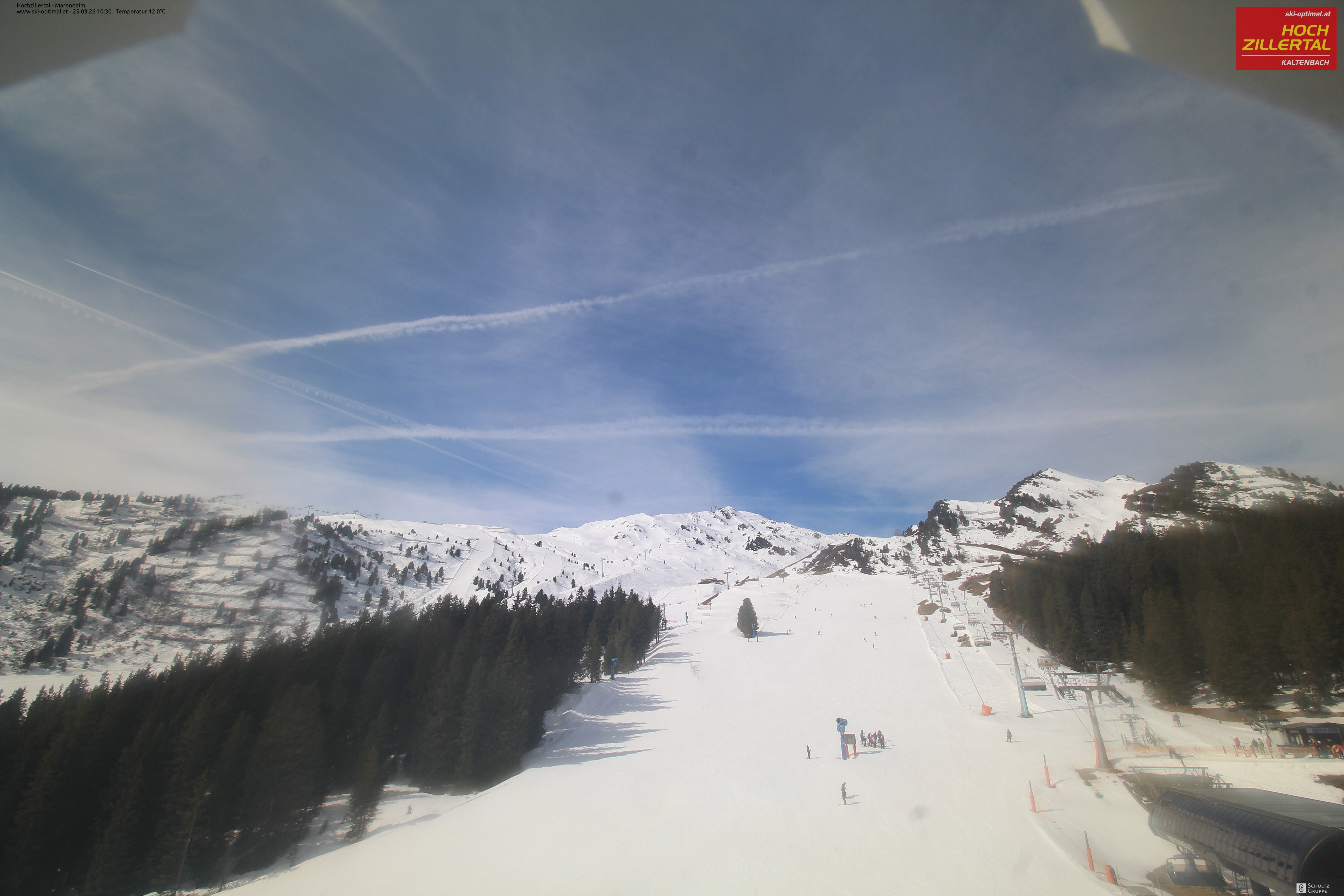 Archived image Webcam Hochzillertal - View from Marendalm