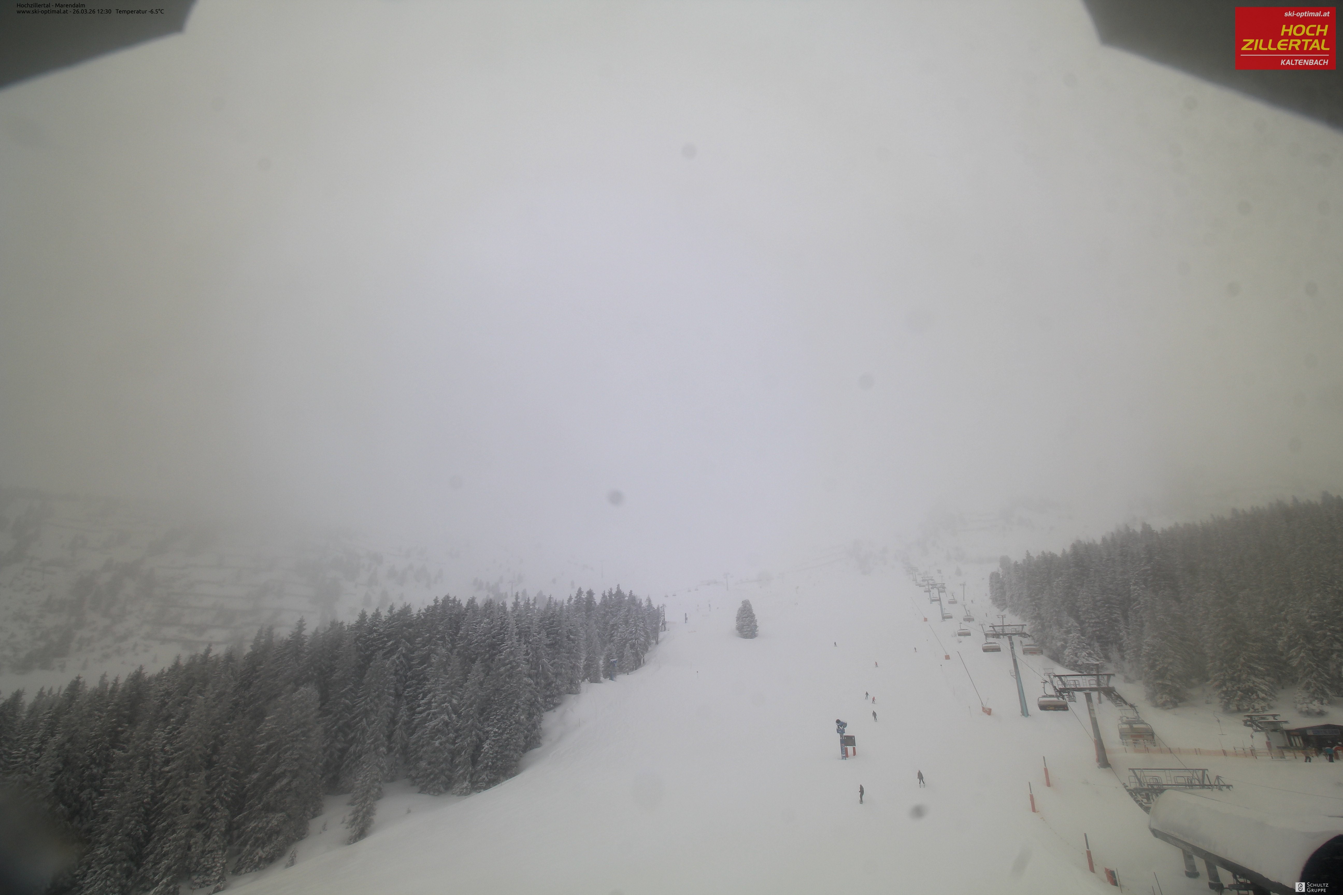 Archived image Webcam Hochzillertal - View from Marendalm