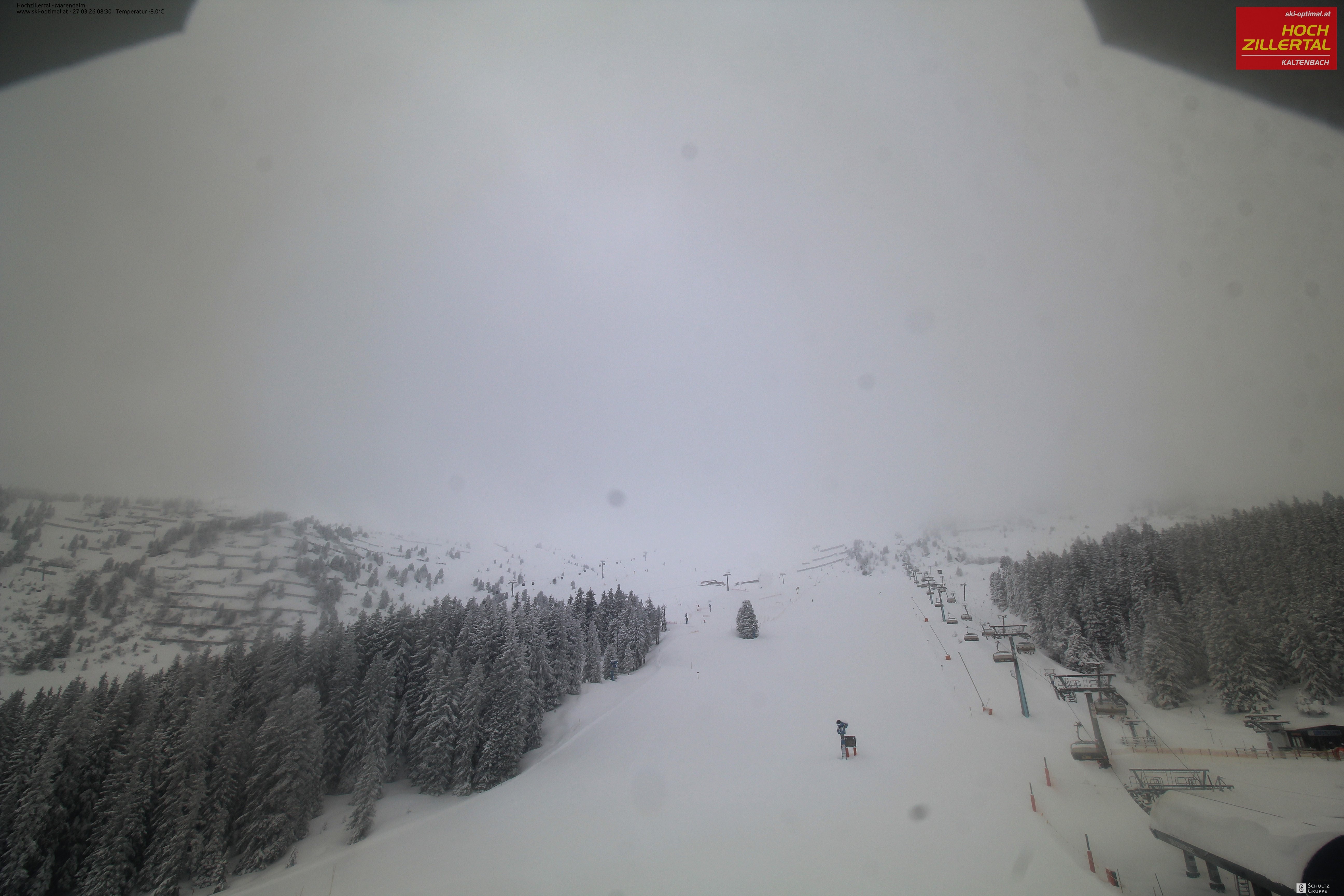 Archived image Webcam Hochzillertal - View from Marendalm