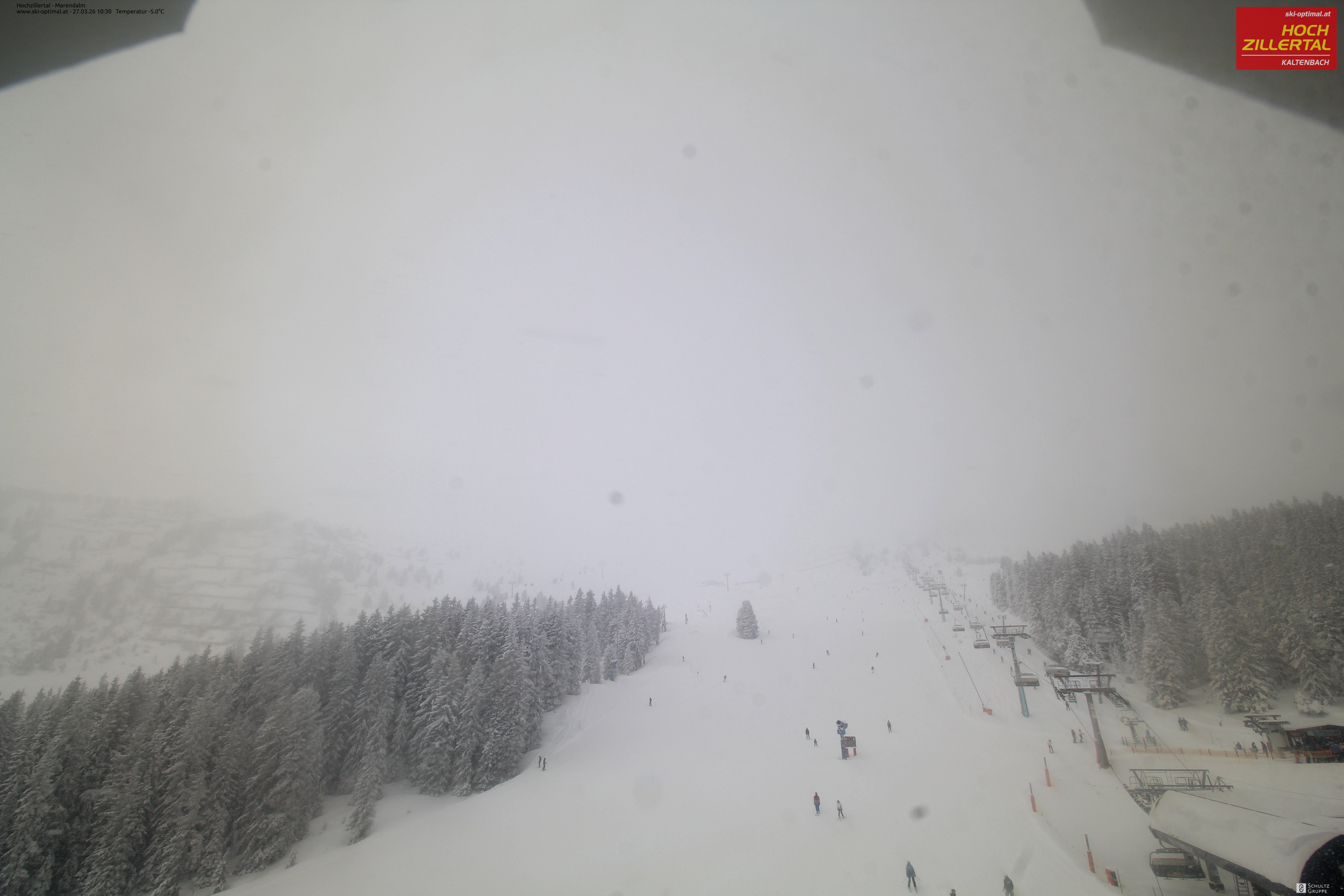 Archived image Webcam Hochzillertal - View from Marendalm