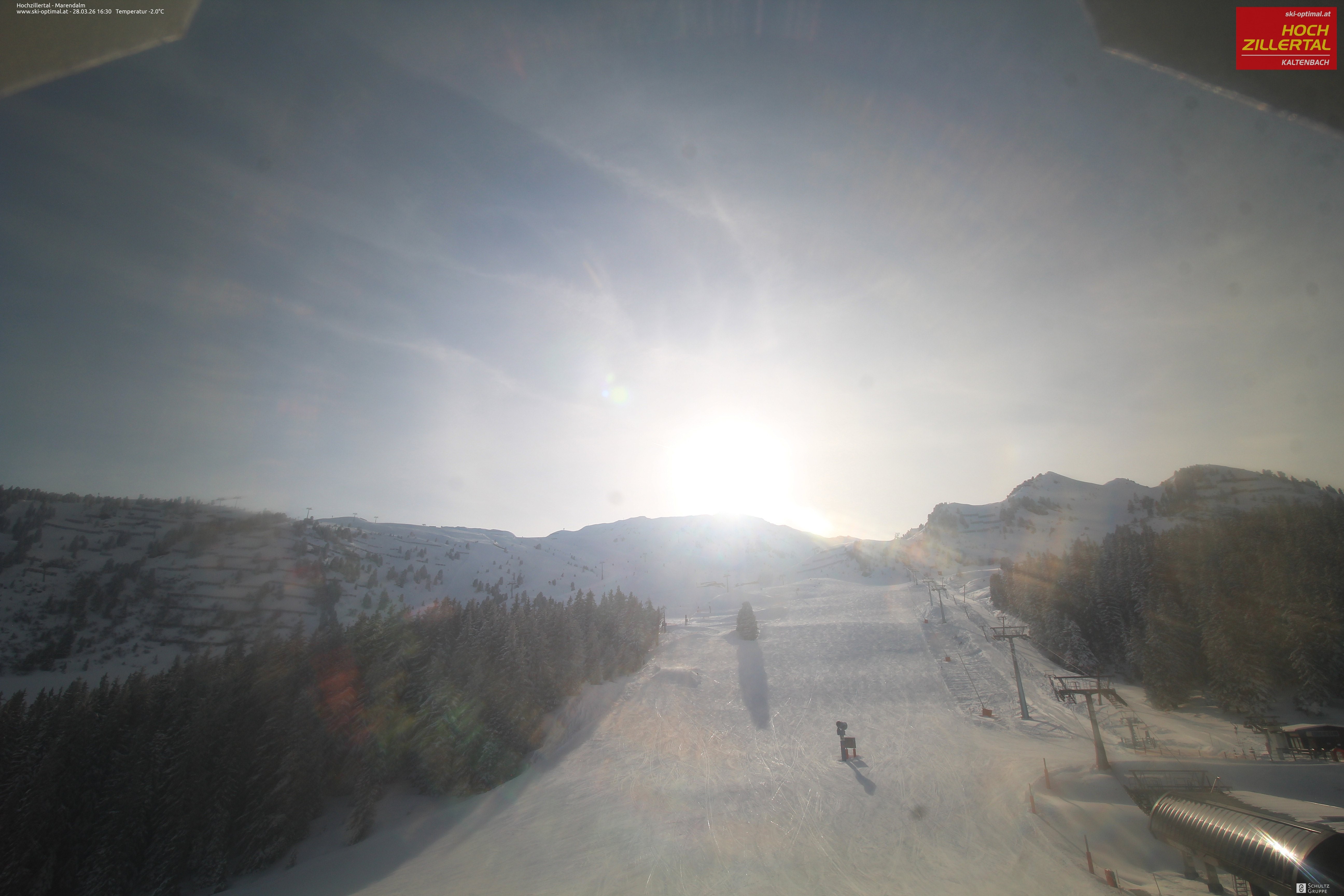 Archiv Foto Webcam Hochzillertal: Ausblick Marendalm