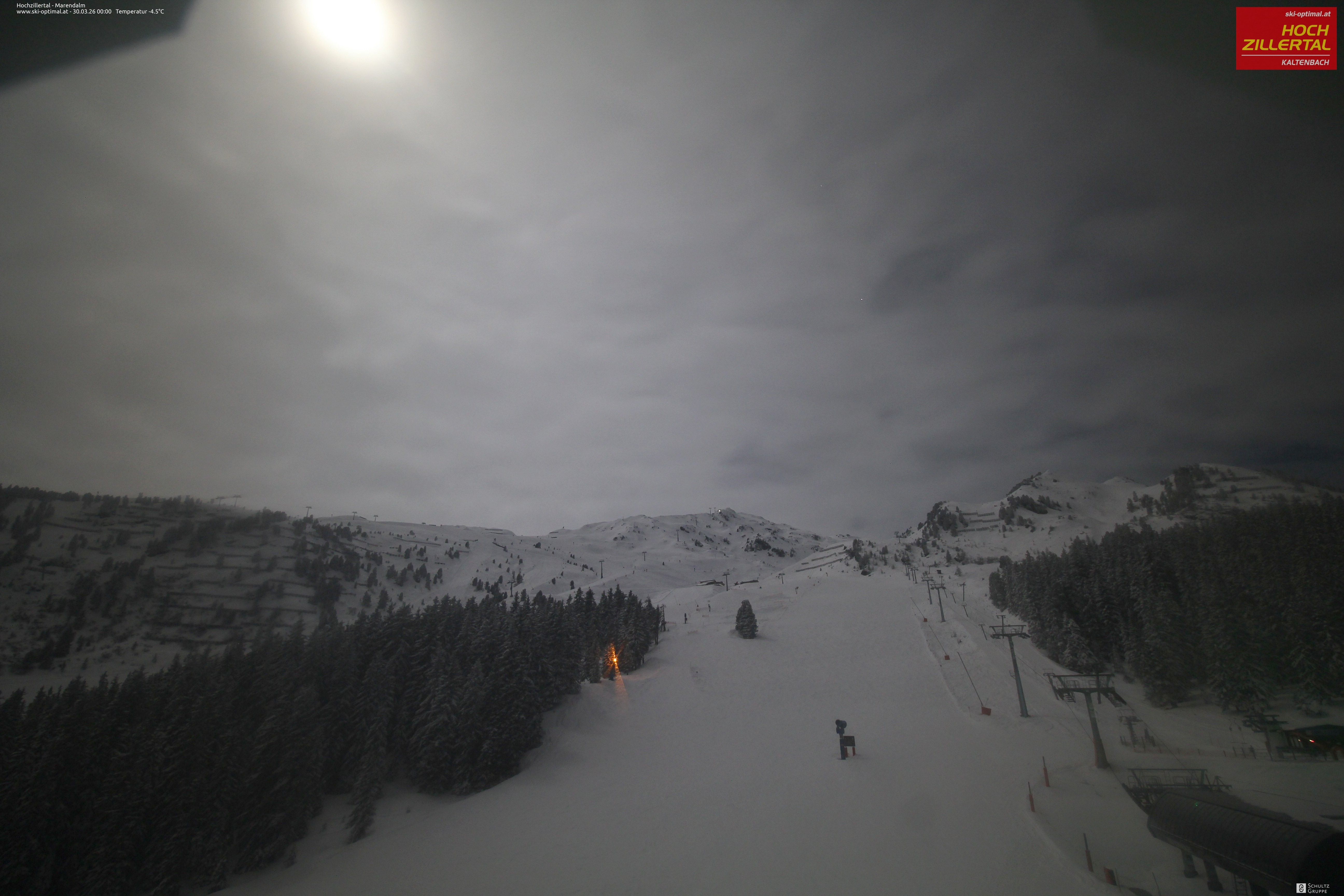 Archiv Foto Webcam Hochzillertal: Ausblick Marendalm