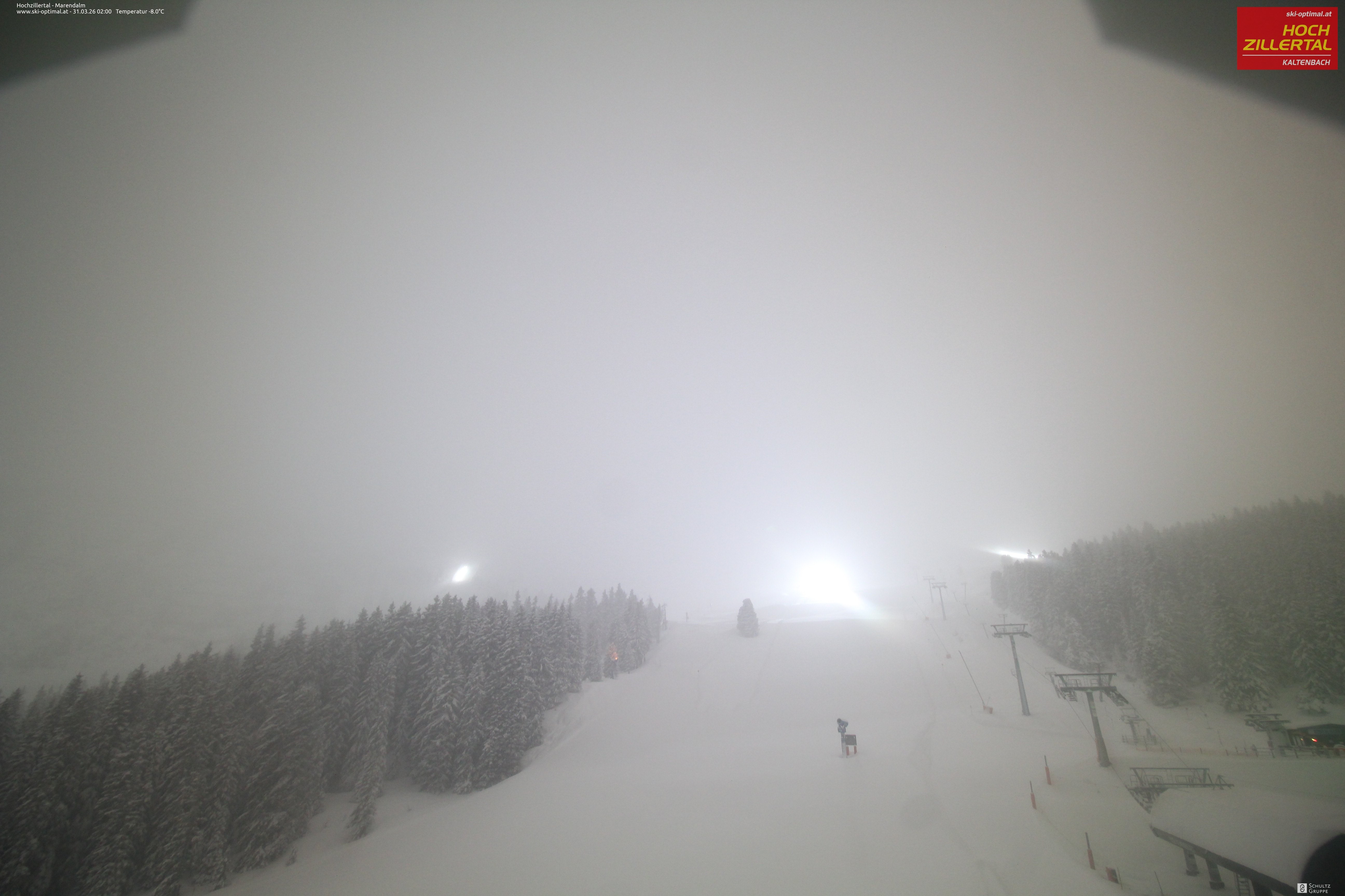 Archiv Foto Webcam Hochzillertal: Ausblick Marendalm