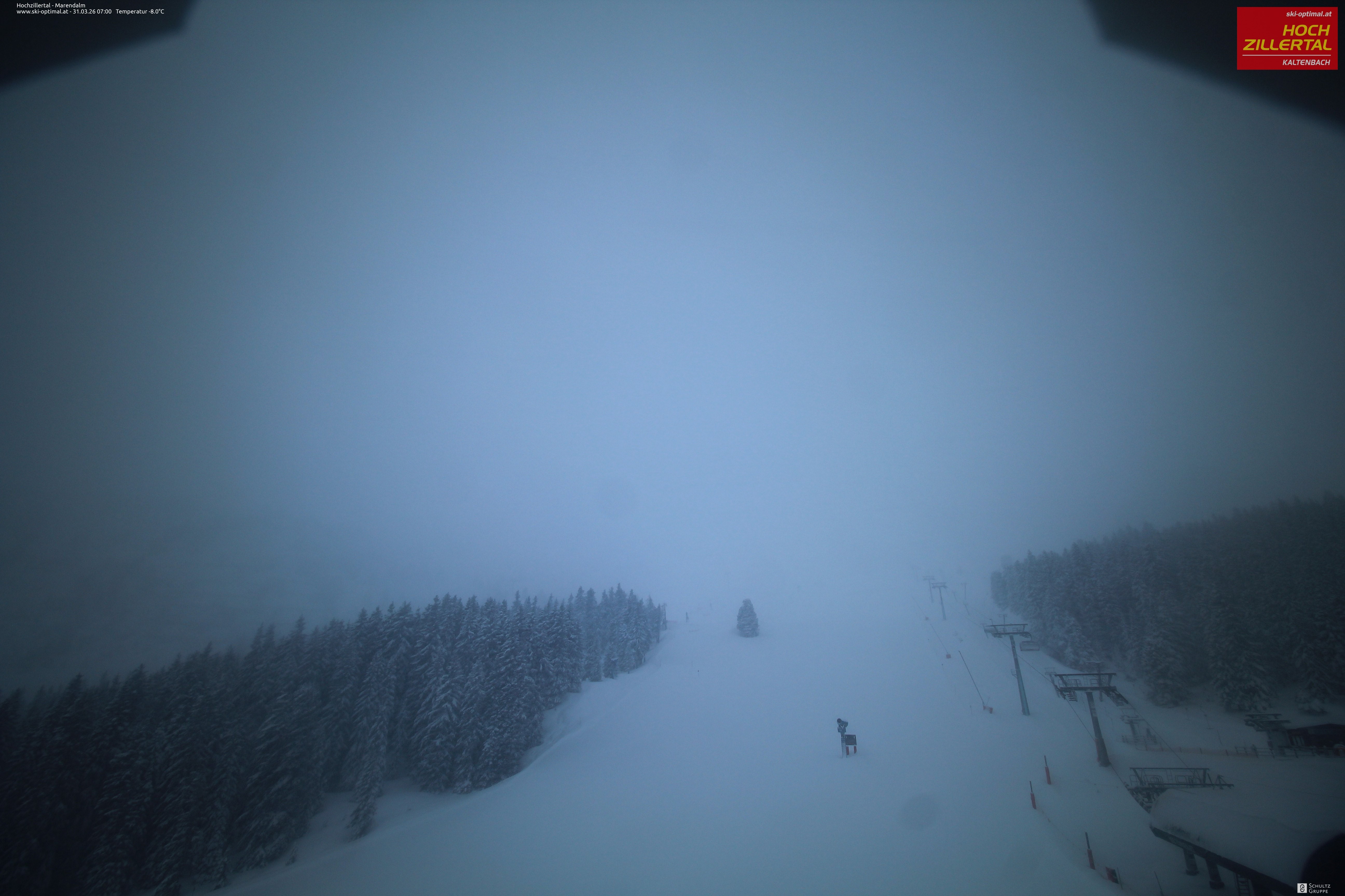 Archiv Foto Webcam Hochzillertal: Ausblick Marendalm