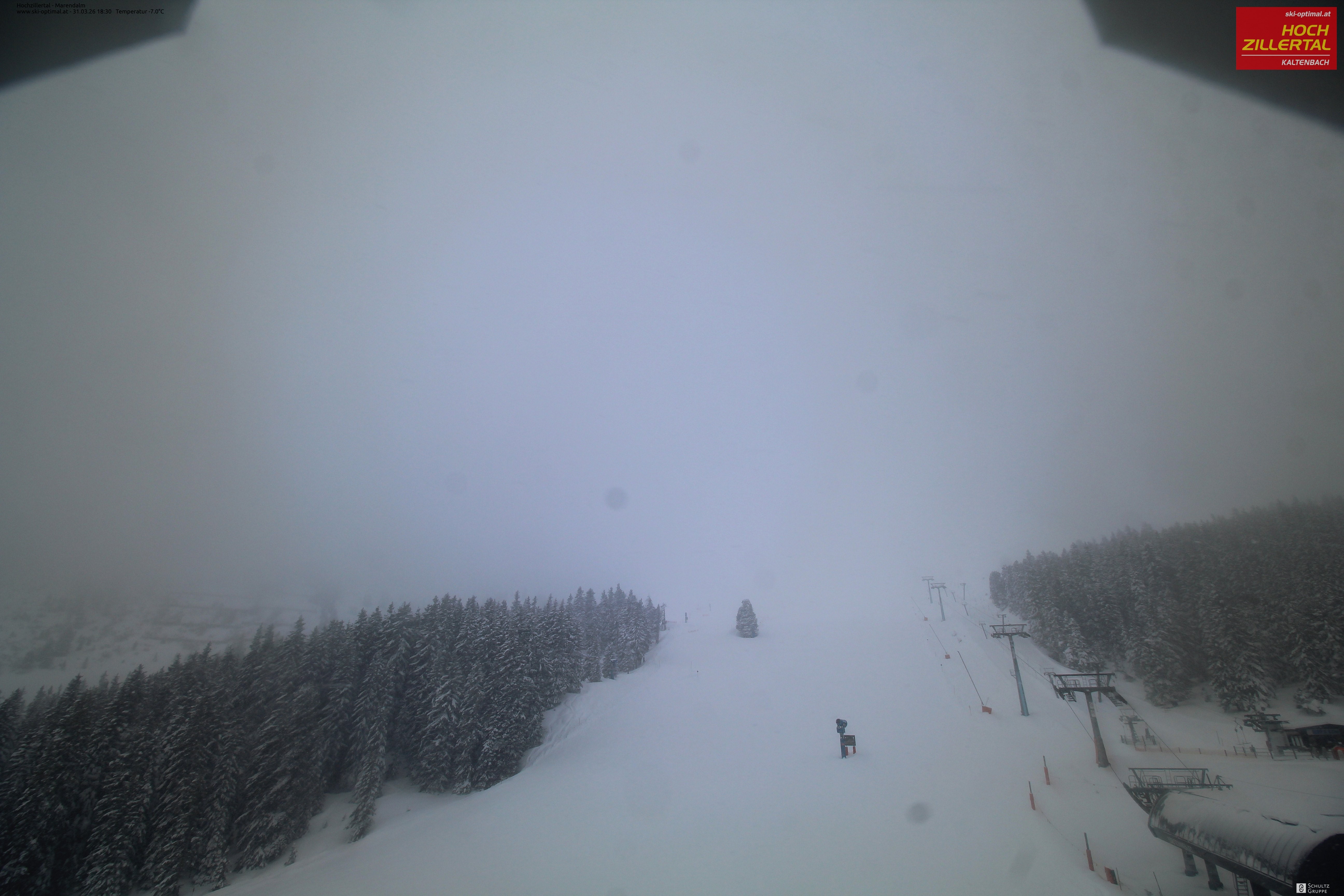 Archived image Webcam Hochzillertal - View from Marendalm