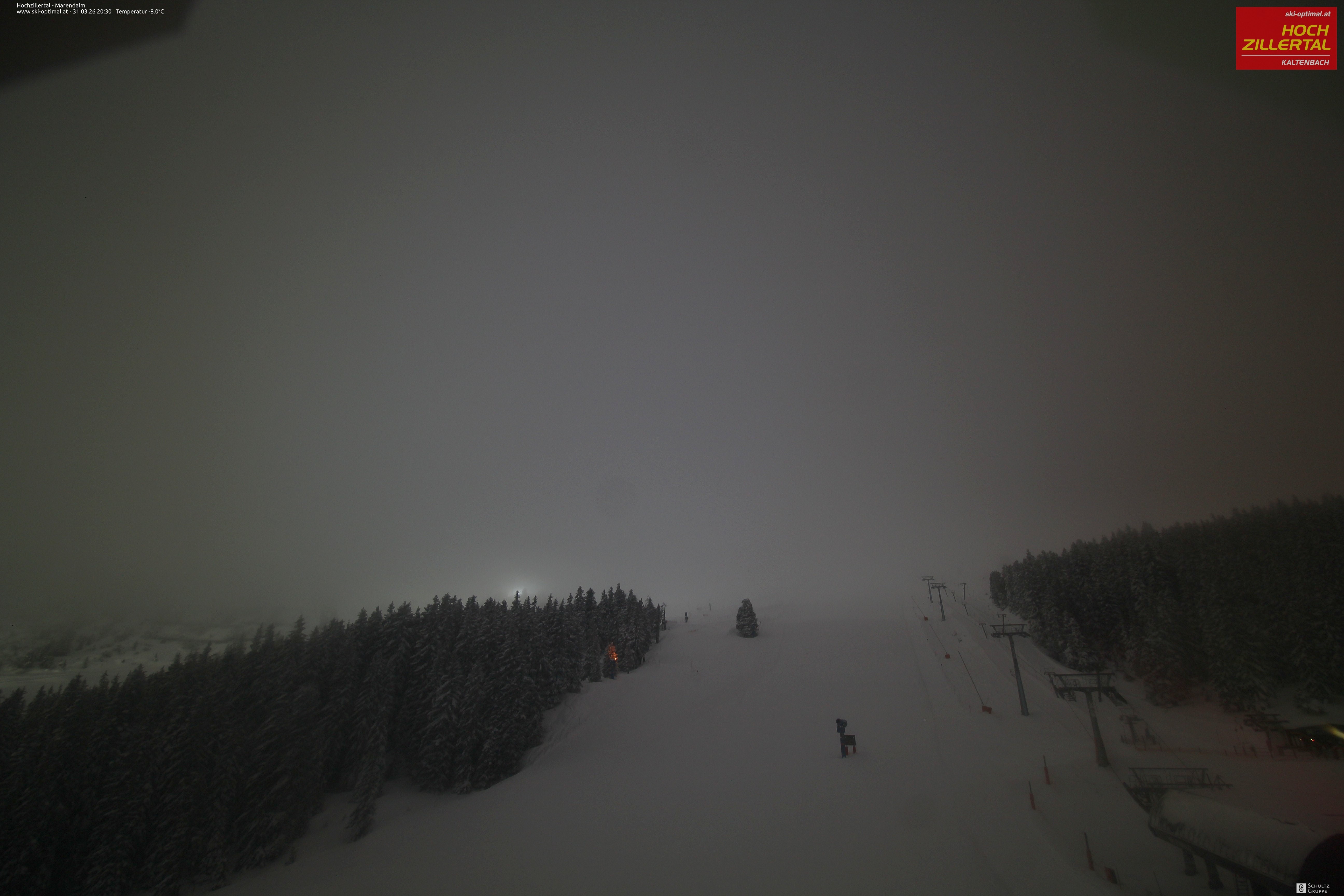 Archiv Foto Webcam Hochzillertal: Ausblick Marendalm