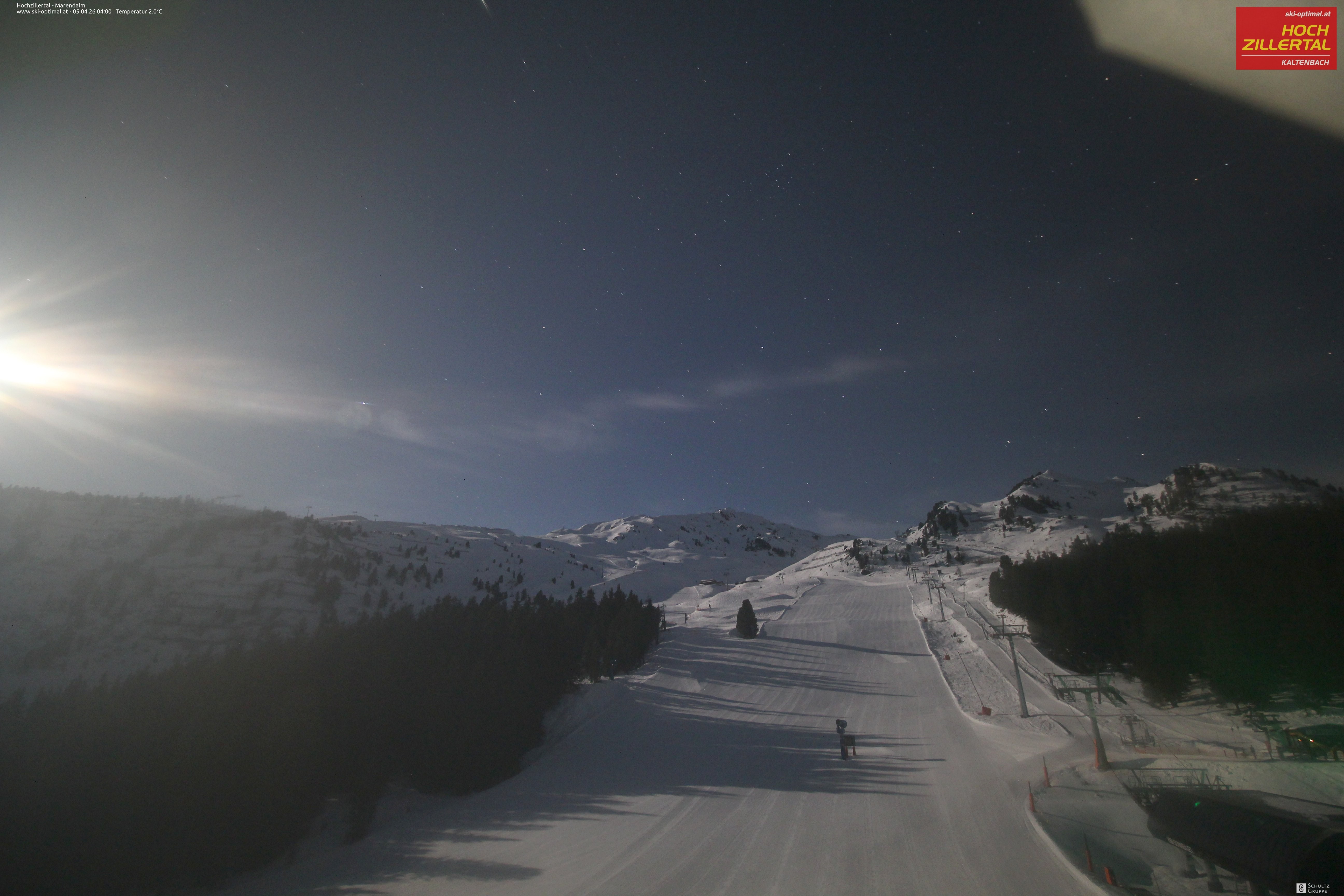 Archiv Foto Webcam Hochzillertal: Ausblick Marendalm