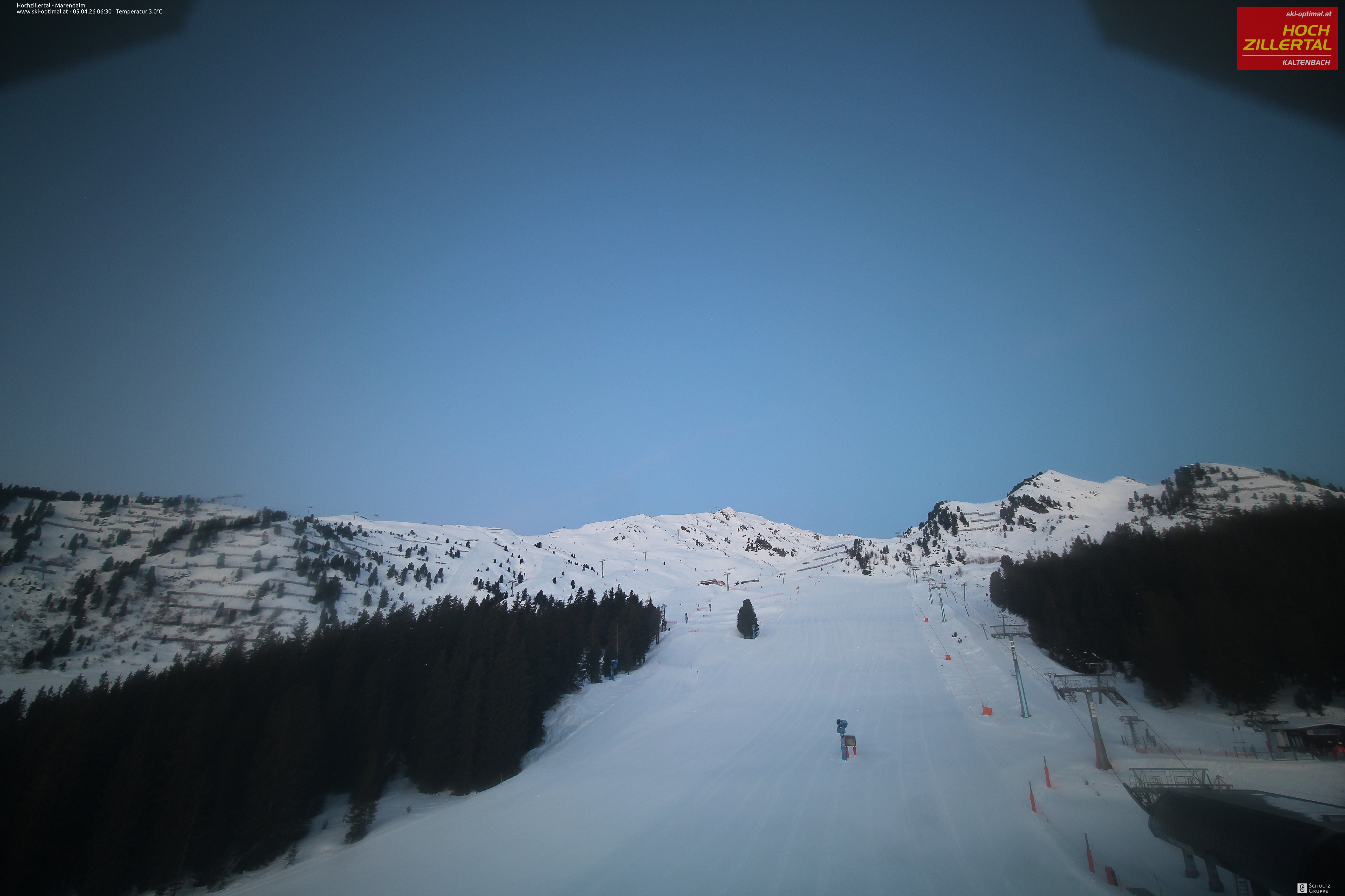 Archiv Foto Webcam Hochzillertal: Ausblick Marendalm