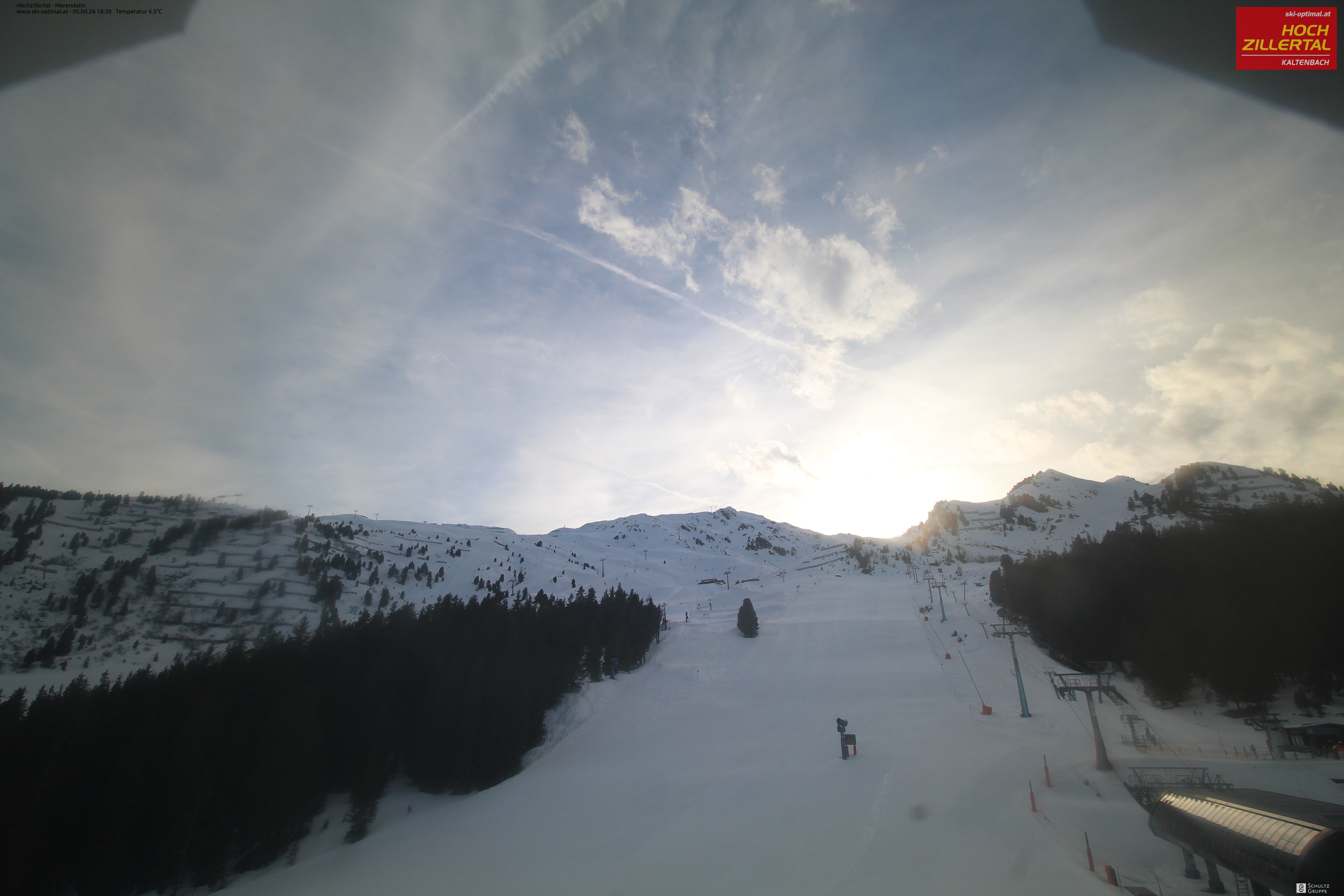 Archived image Webcam Hochzillertal - View from Marendalm