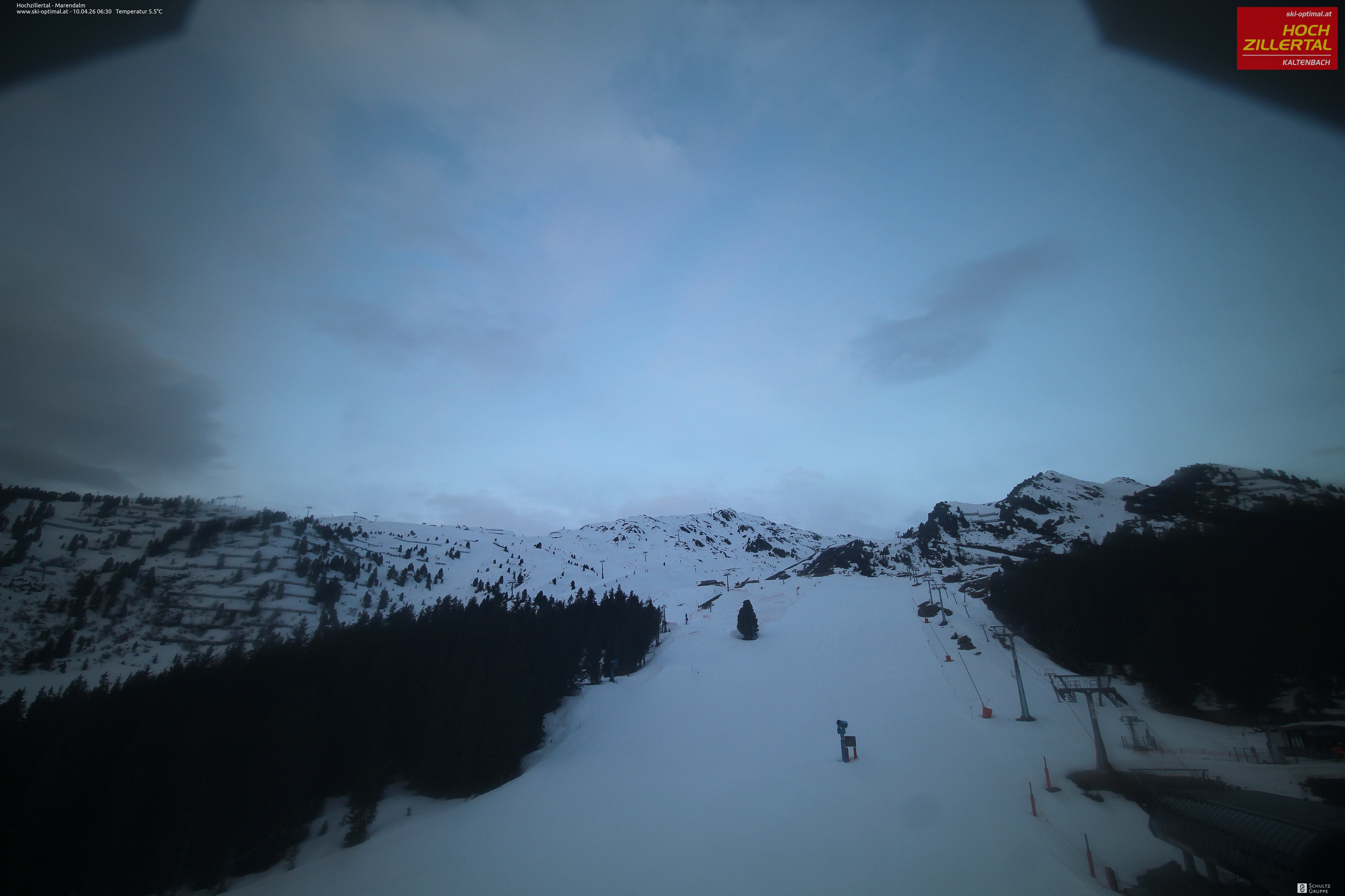 Archived image Webcam Hochzillertal - View from Marendalm