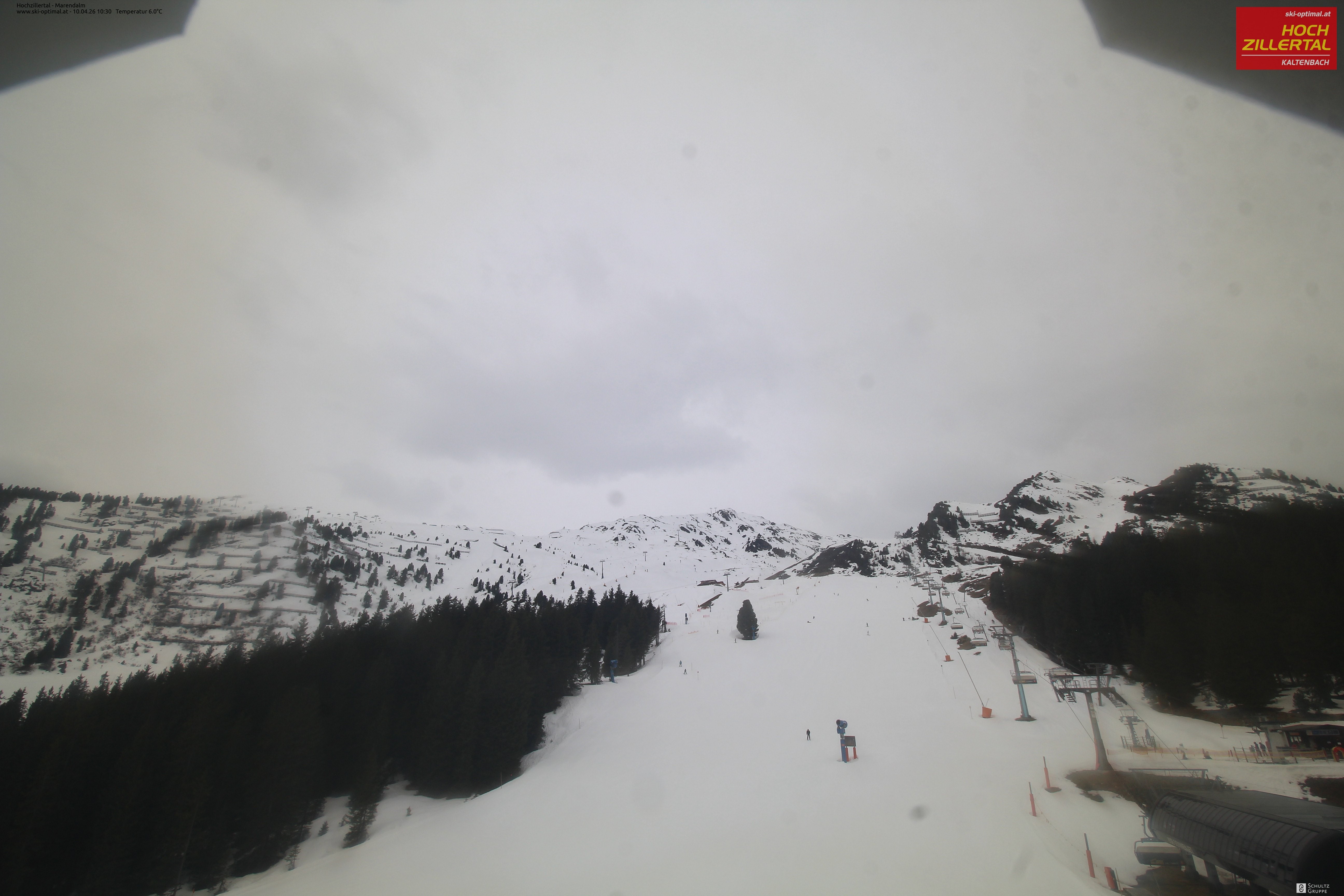 Archived image Webcam Hochzillertal - View from Marendalm
