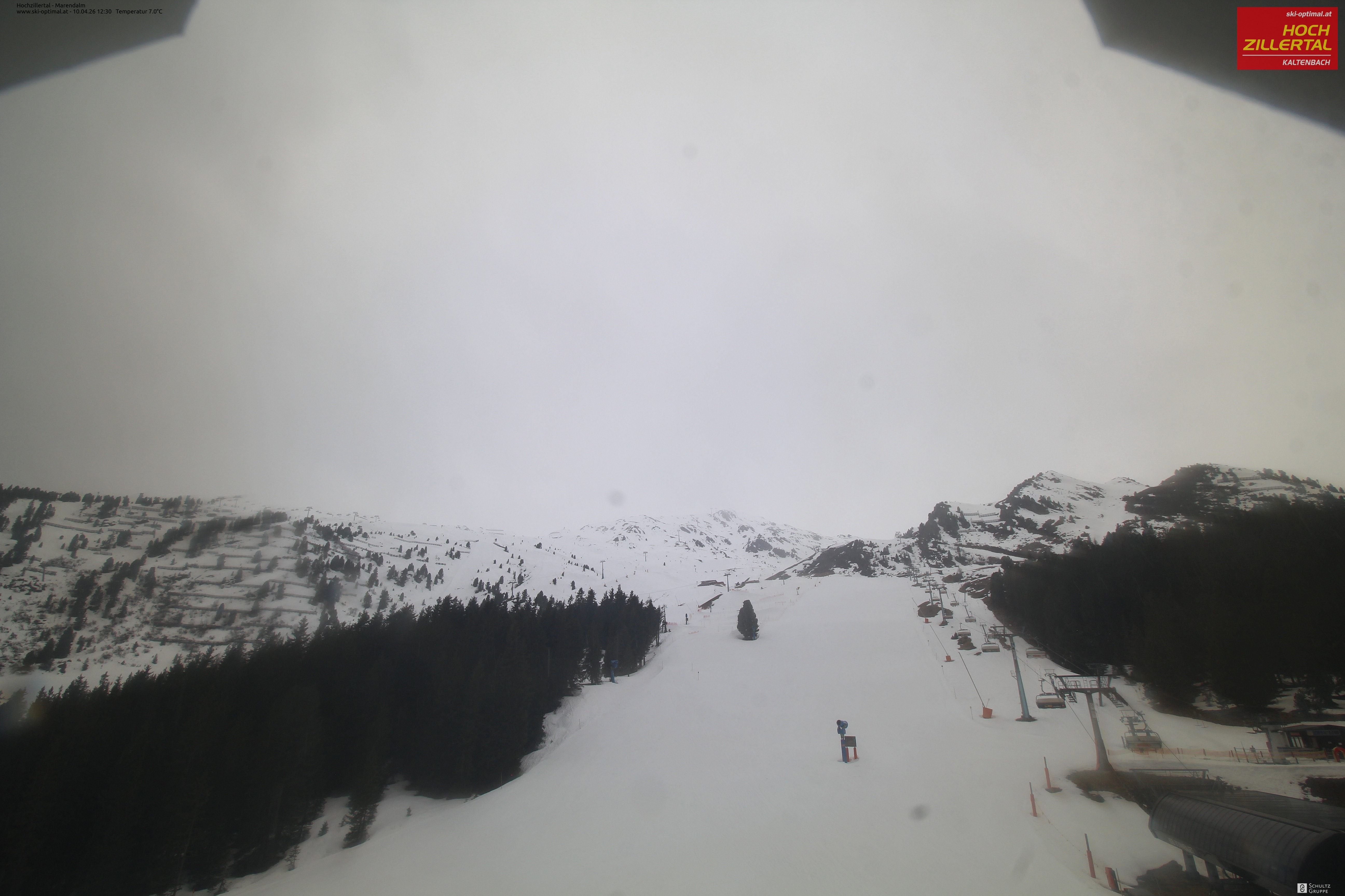 Archived image Webcam Hochzillertal - View from Marendalm