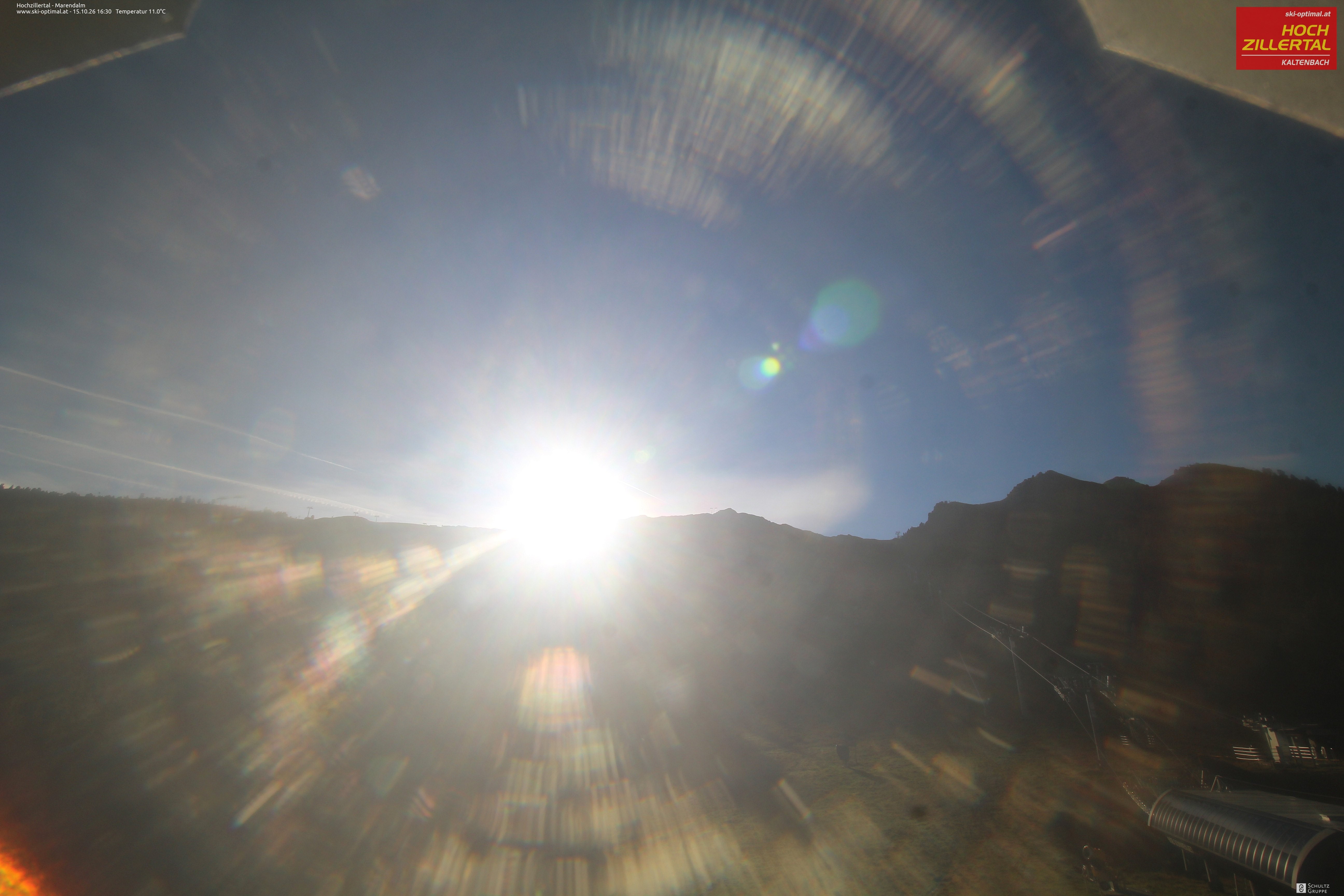 Archiv Foto Webcam Hochzillertal: Ausblick Marendalm