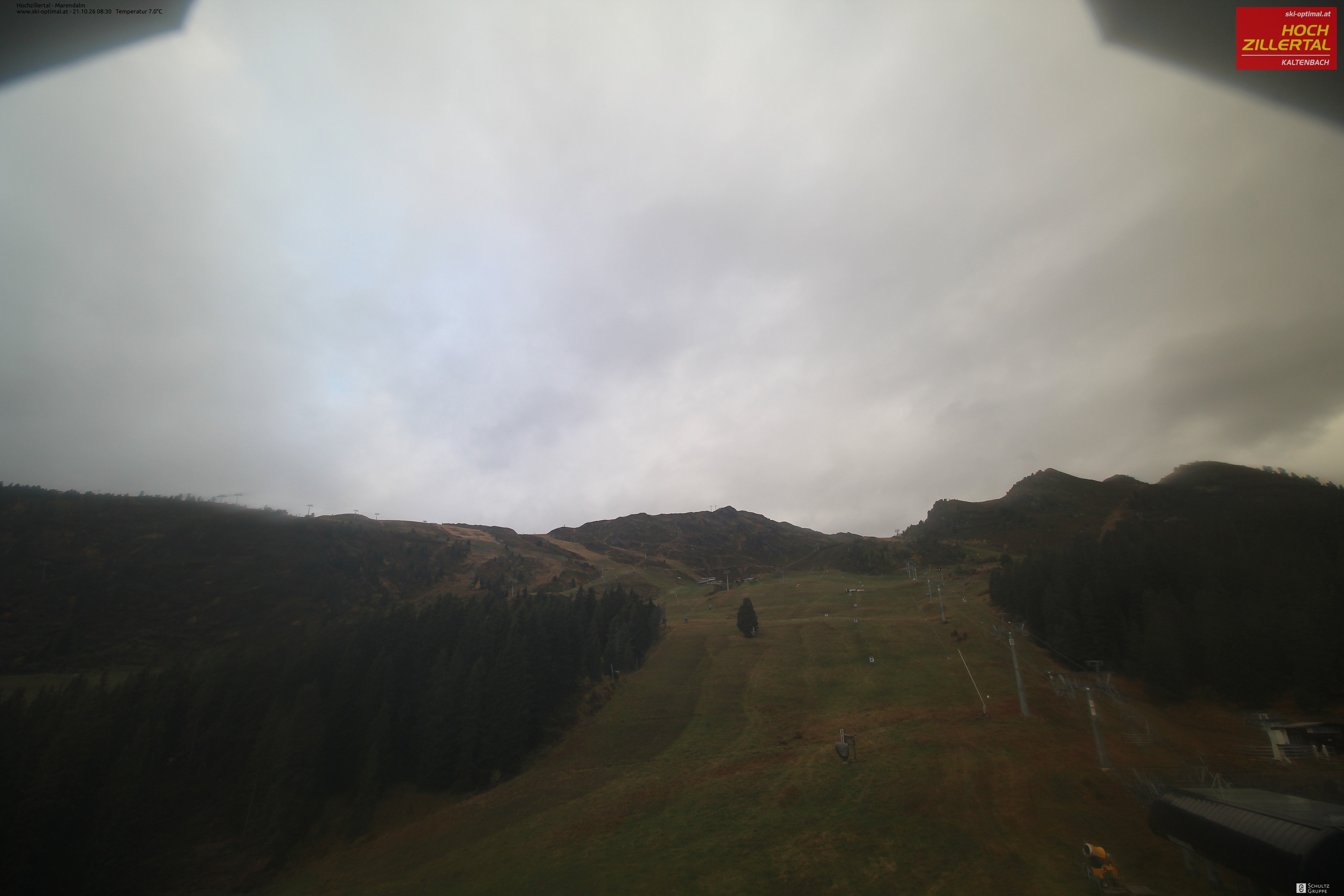 Archived image Webcam Hochzillertal - View from Marendalm
