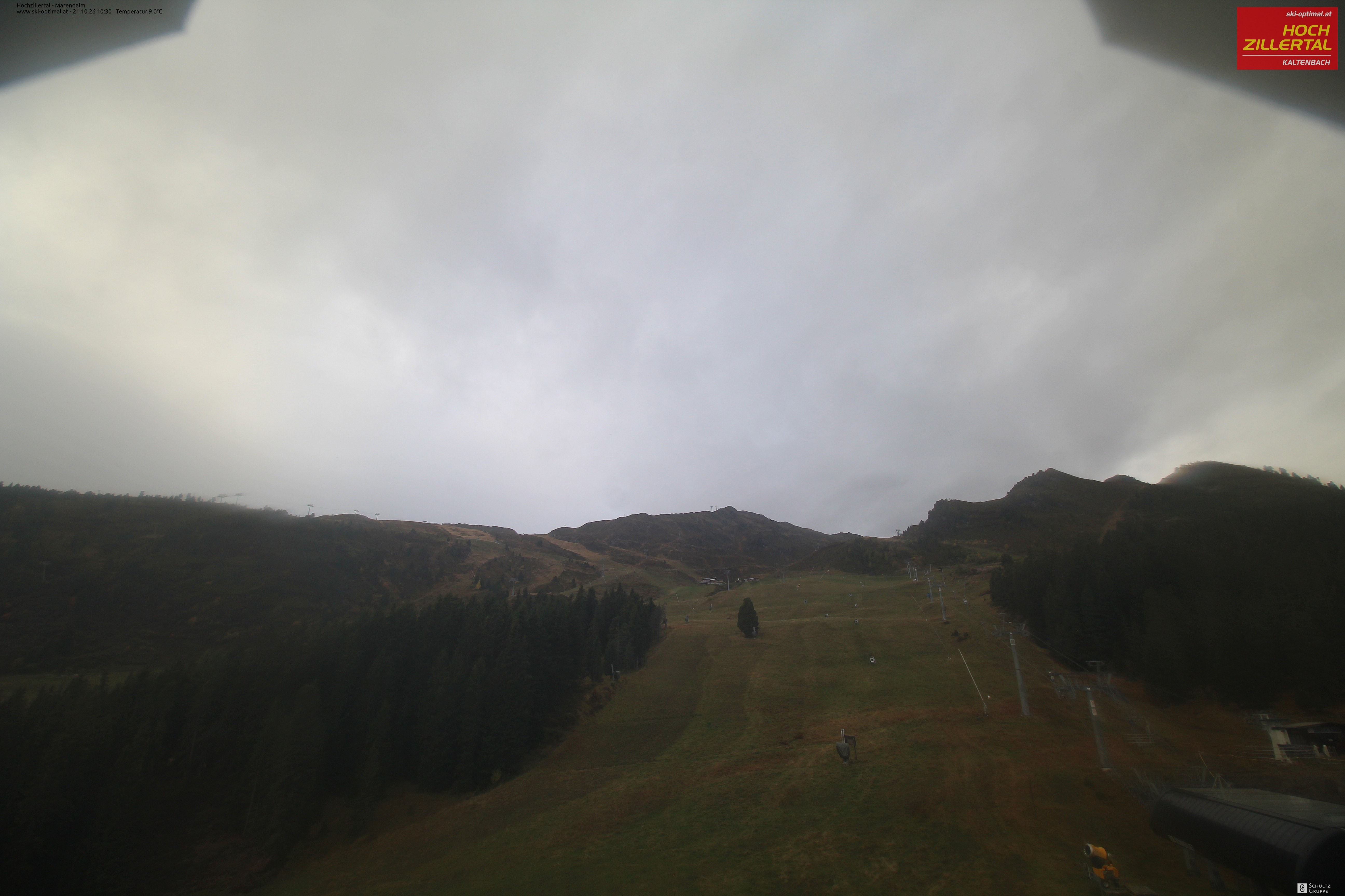 Archived image Webcam Hochzillertal - View from Marendalm