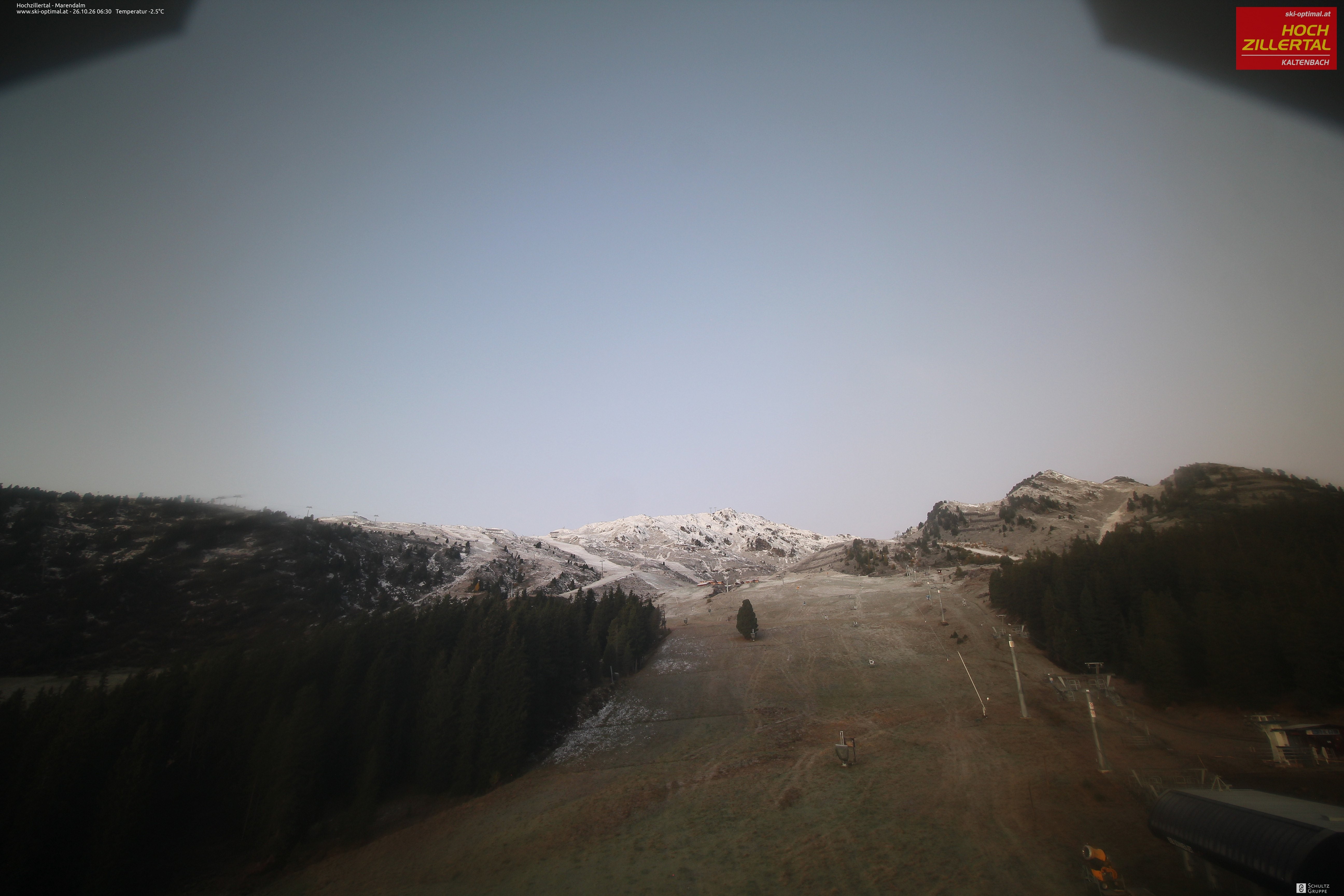 Archiv Foto Webcam Hochzillertal: Ausblick Marendalm