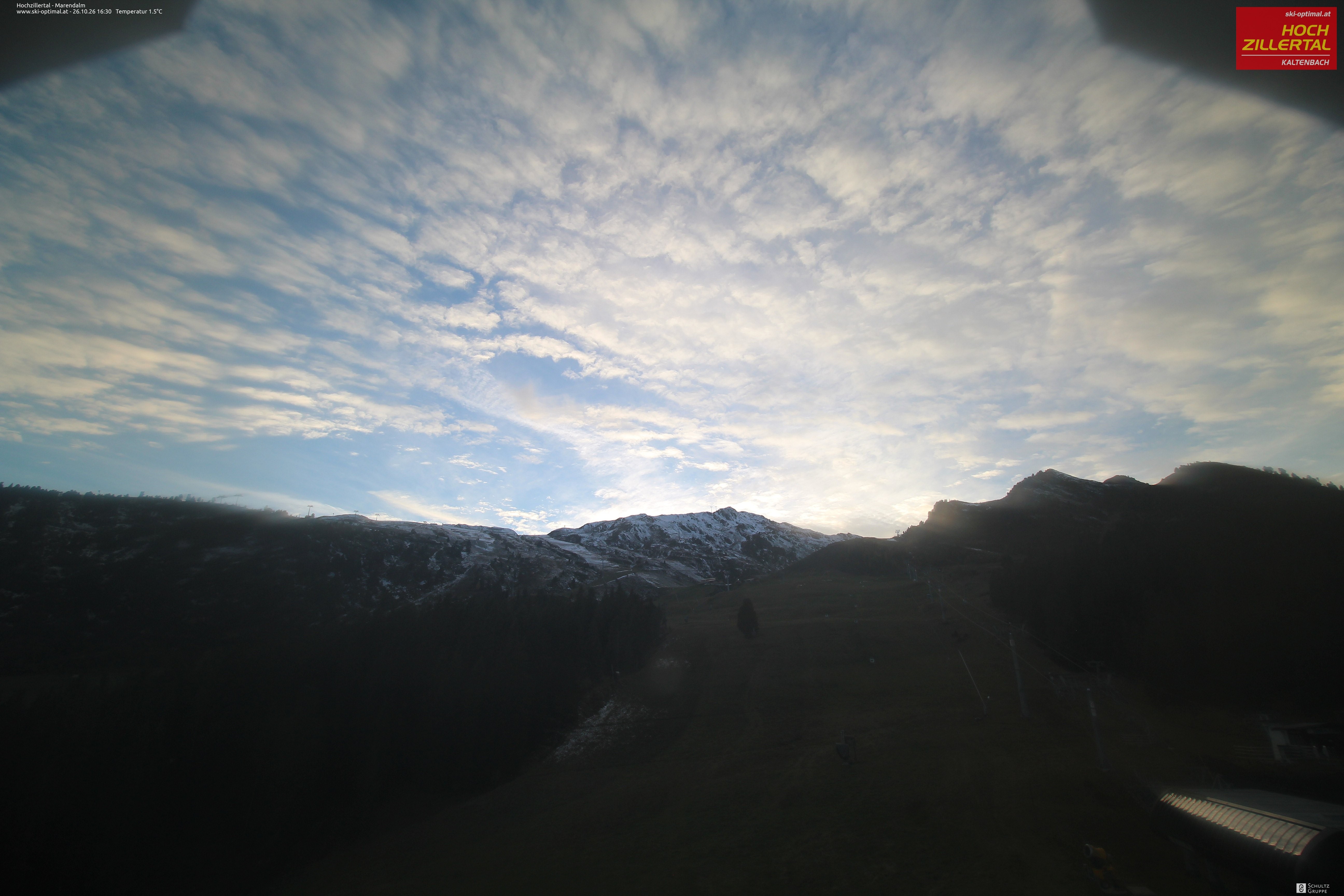 Archiv Foto Webcam Hochzillertal: Ausblick Marendalm