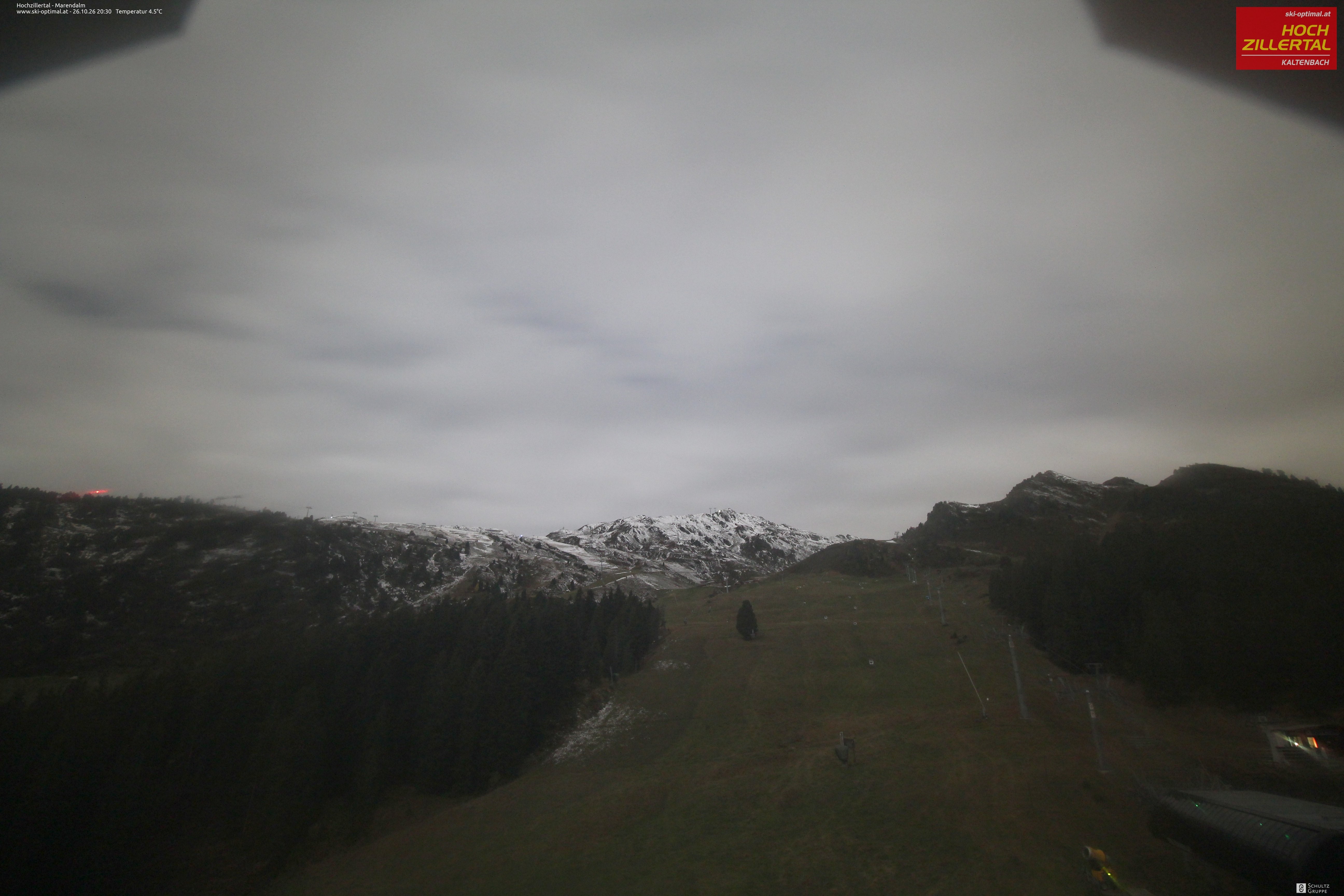 Archiv Foto Webcam Hochzillertal: Ausblick Marendalm
