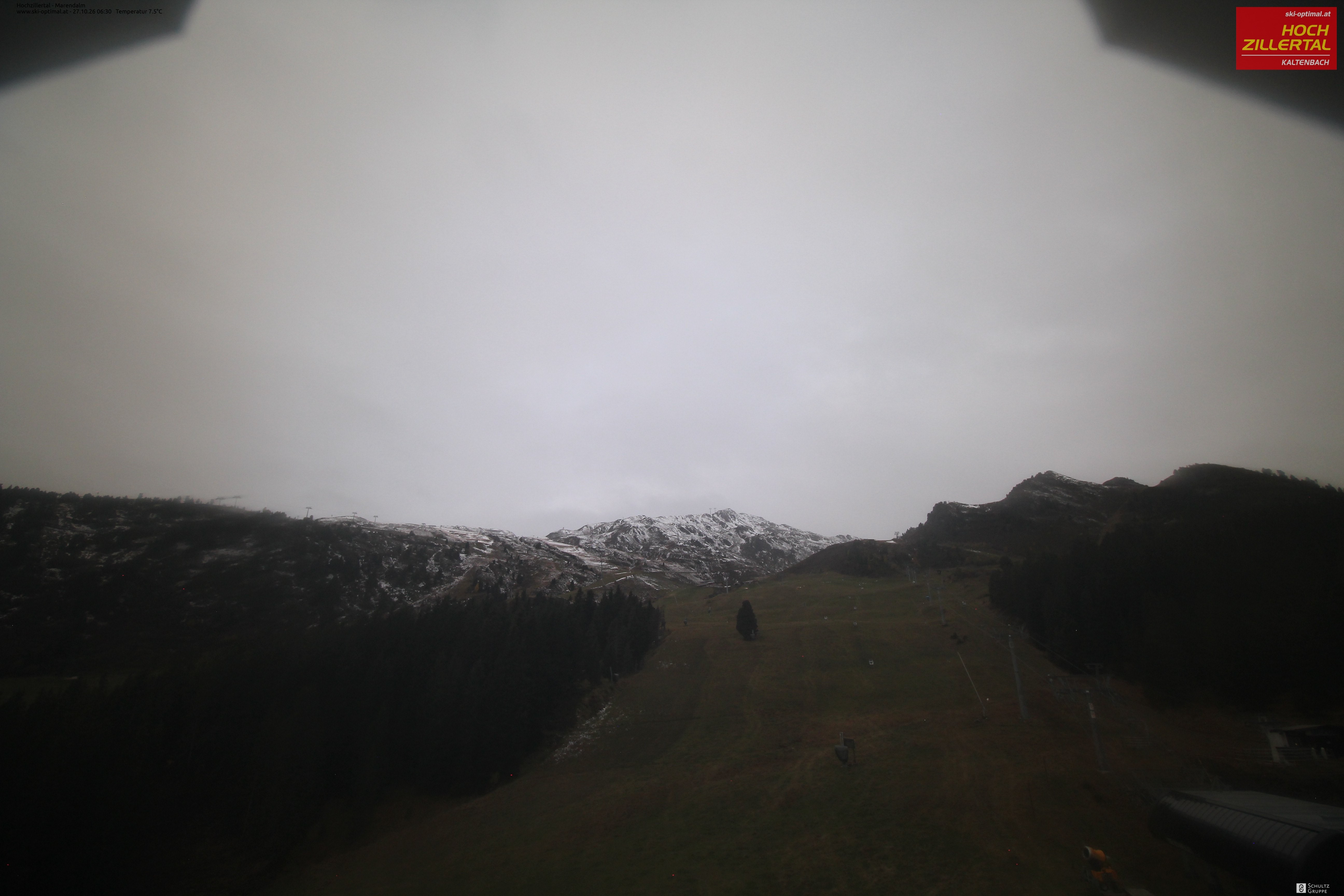Archived image Webcam Hochzillertal - View from Marendalm