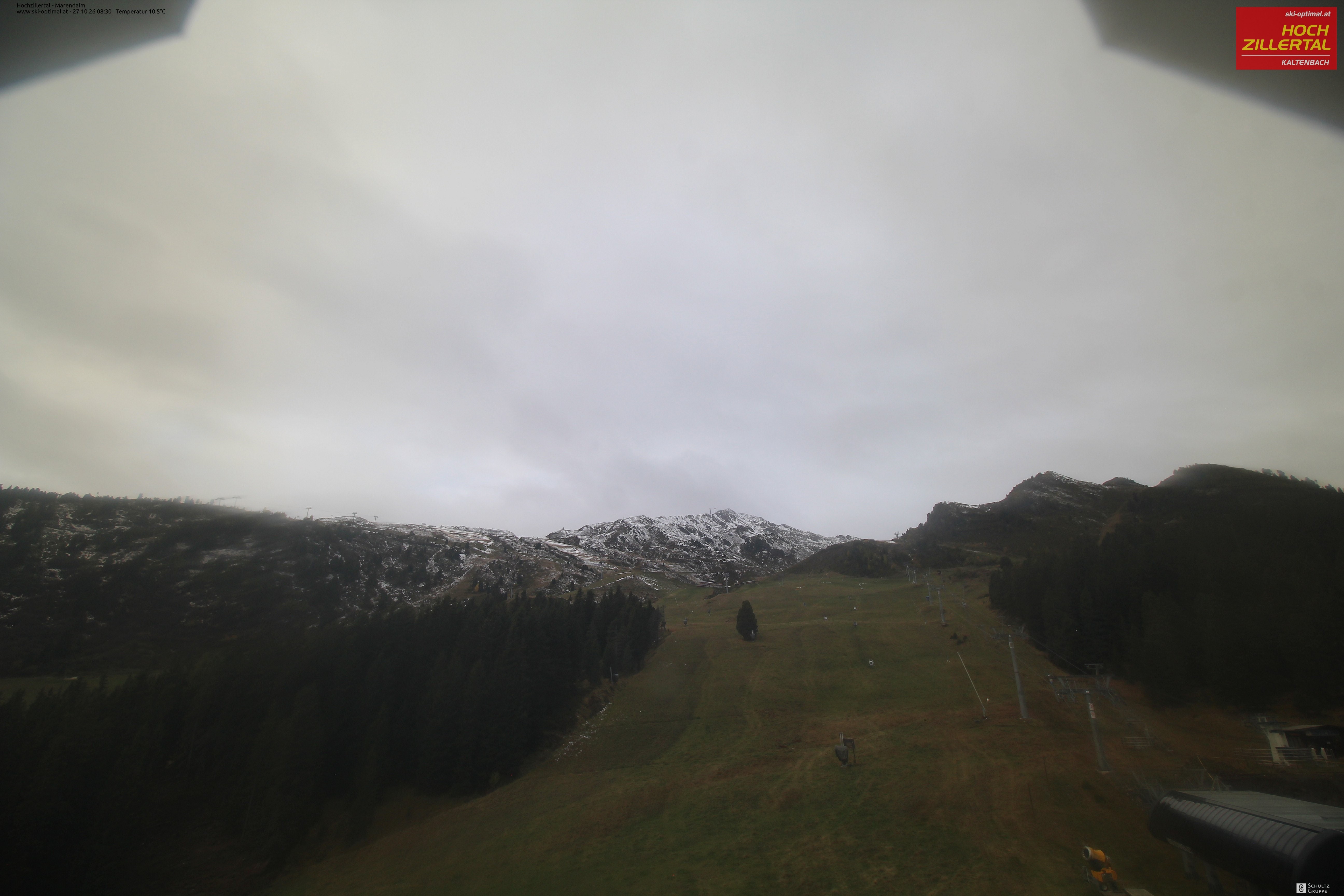 Archived image Webcam Hochzillertal - View from Marendalm