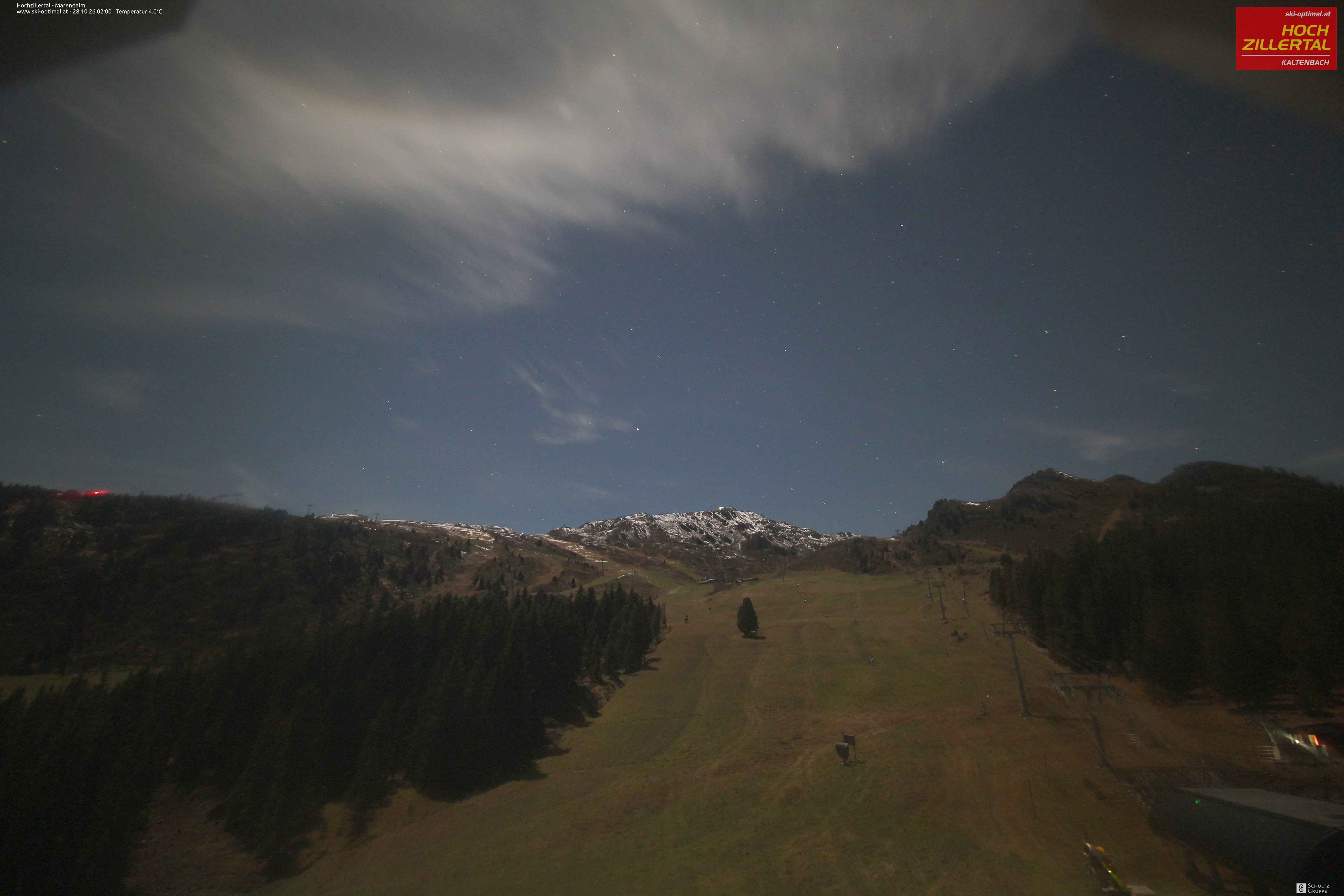 Archiv Foto Webcam Hochzillertal: Ausblick Marendalm