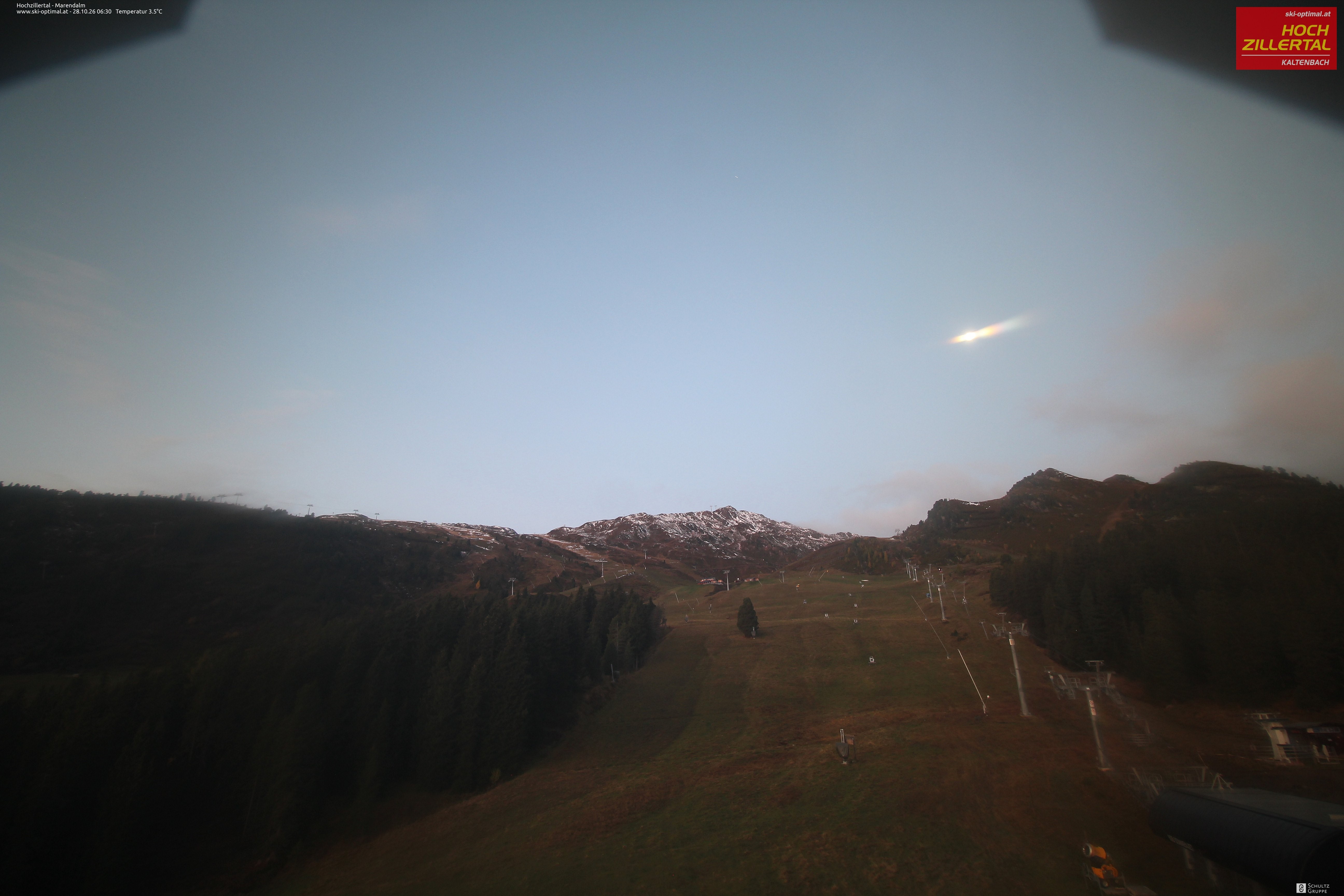 Archiv Foto Webcam Hochzillertal: Ausblick Marendalm
