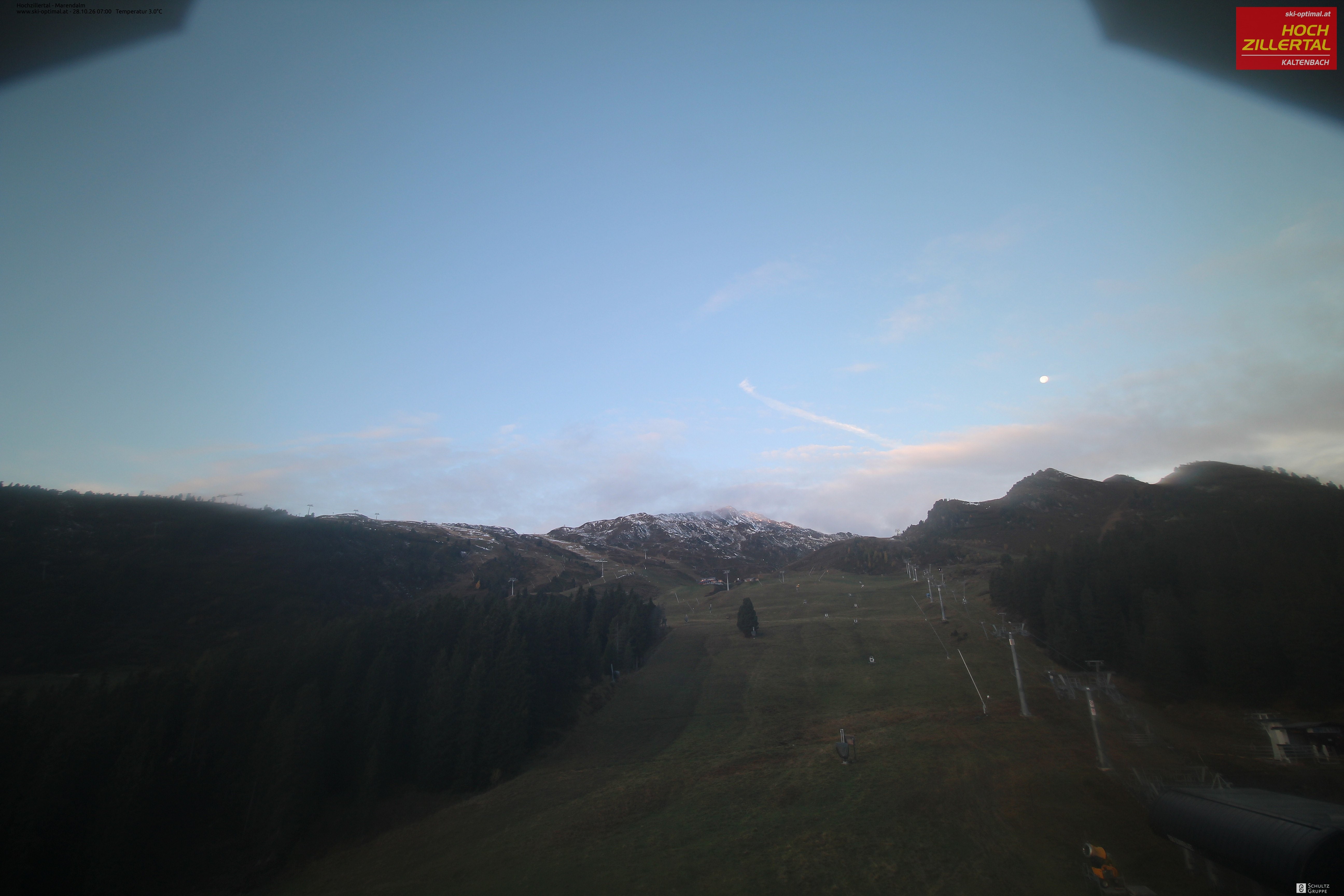 Archiv Foto Webcam Hochzillertal: Ausblick Marendalm