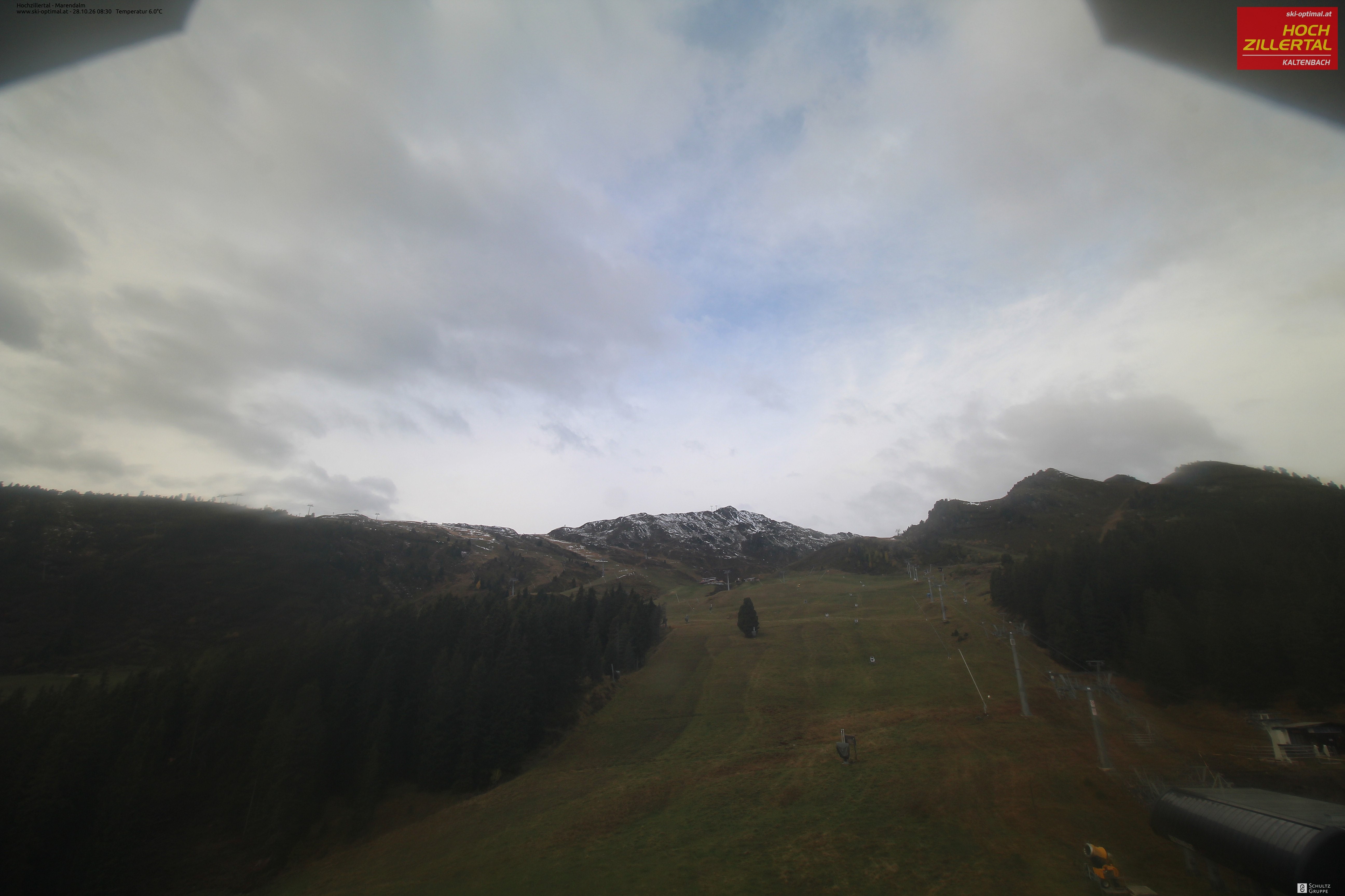 Archiv Foto Webcam Hochzillertal: Ausblick Marendalm